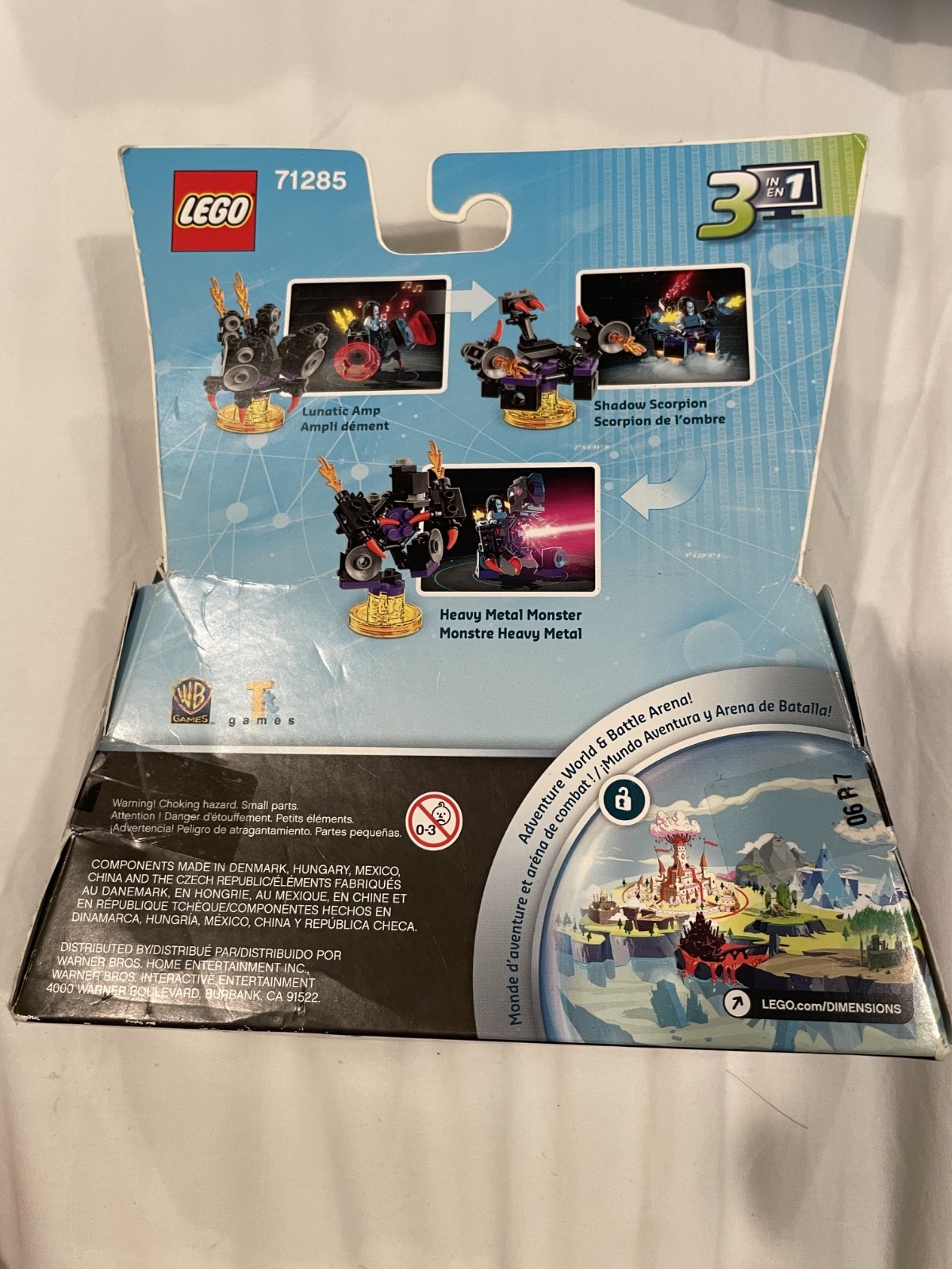 Lego Dimensions Marceline The Vampire Queen 71285 Fun Pack Sealed Box Damaged
