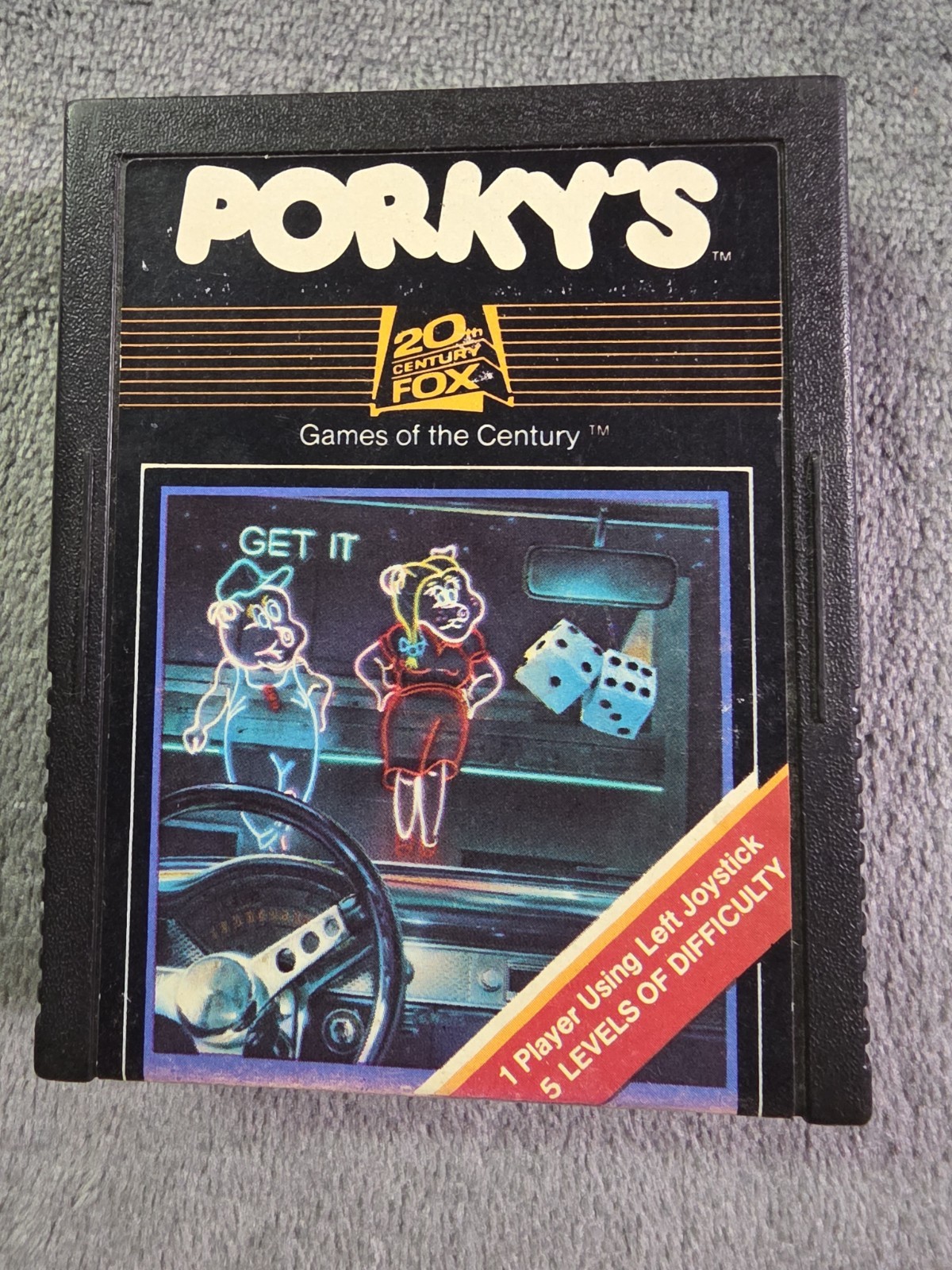 20th Century Fox Porky’s Atari 2600 Action & Adventure 1 Player 1983