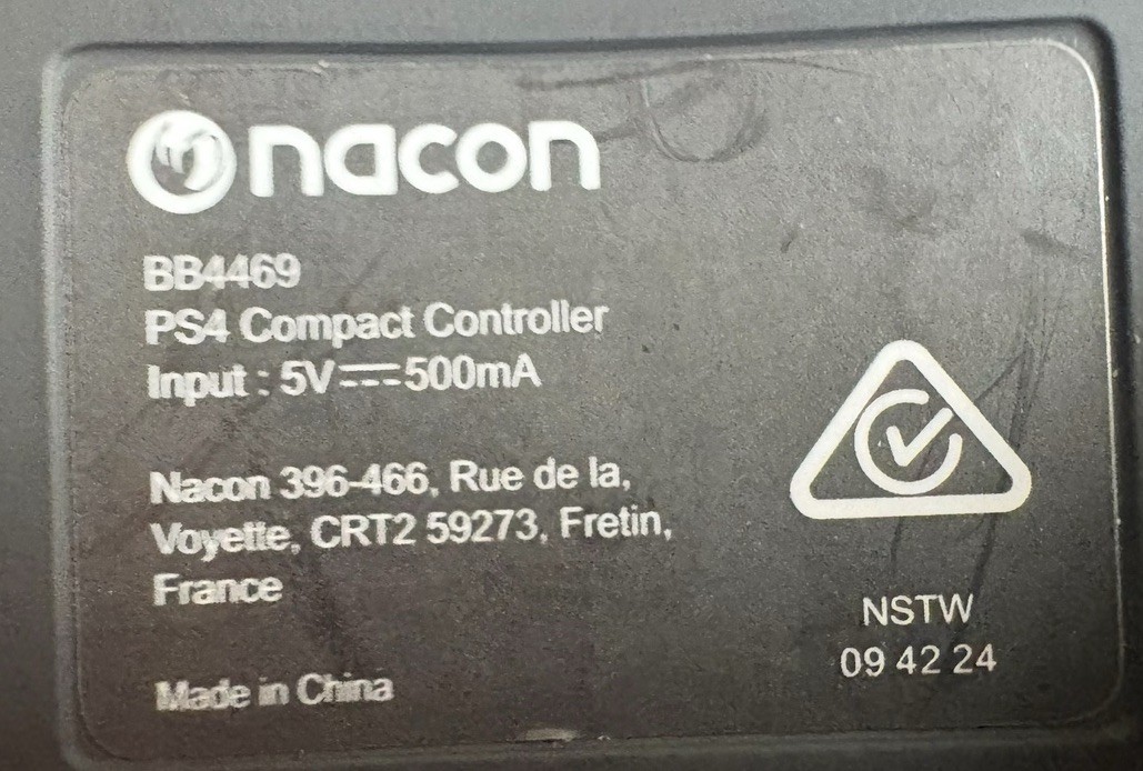 LOT Of 2-NACON Wired Compact Control, BB469