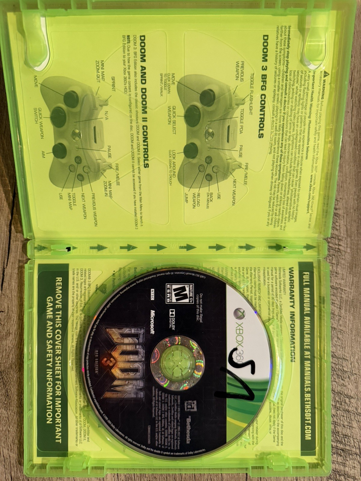 Doom 3 — BFG Edition (Microsoft Xbox 360 & Xbox One, 2012)