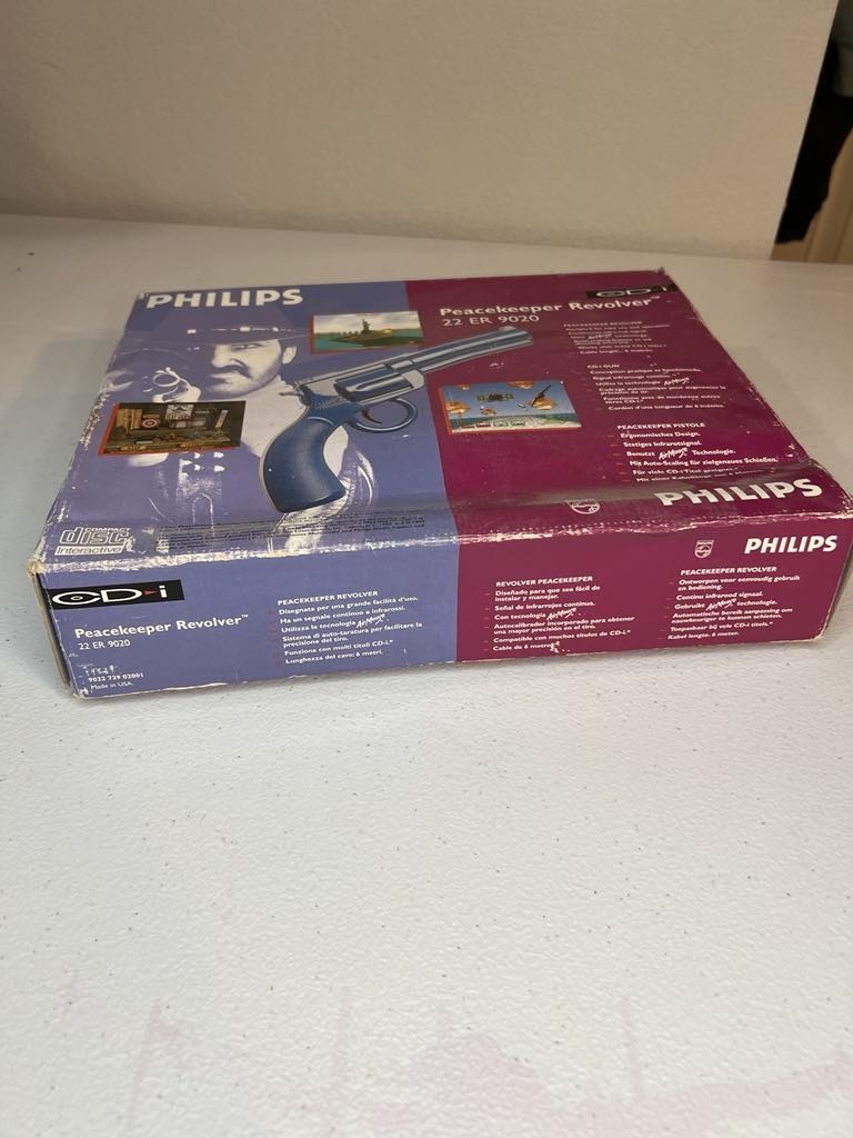 Philips CDi Peacekeeper Revolver New In Box for Mad Dog McCree Etc Not Included