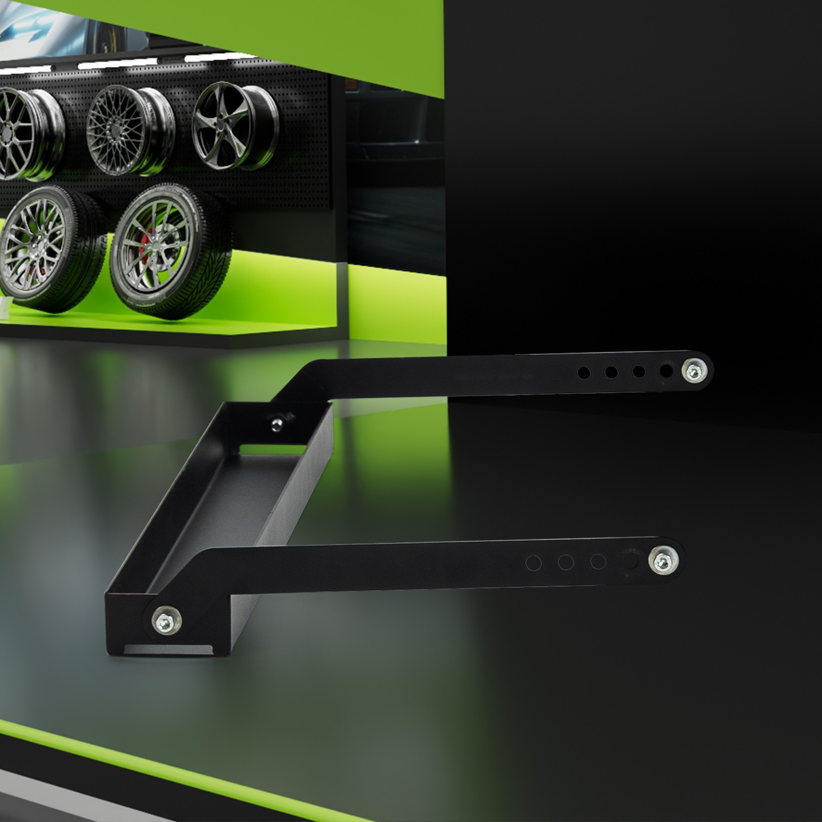 Hottoby Racing Wheel Stand For Seat Holder Kit DIY Card Slot Organizer Set
