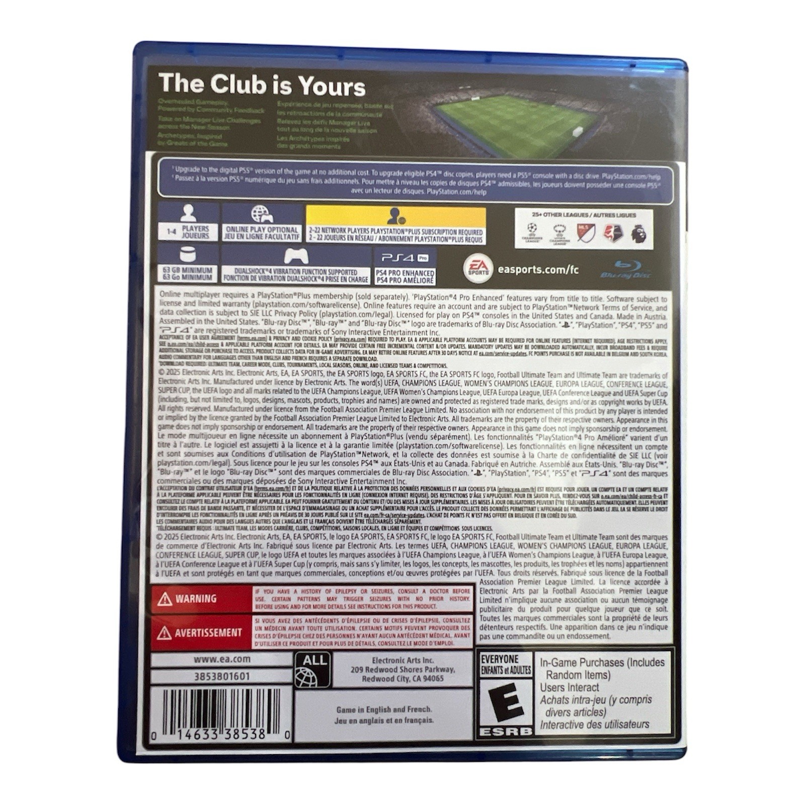 EA Sports PS4 FC 26 Soccer Sports Video Games