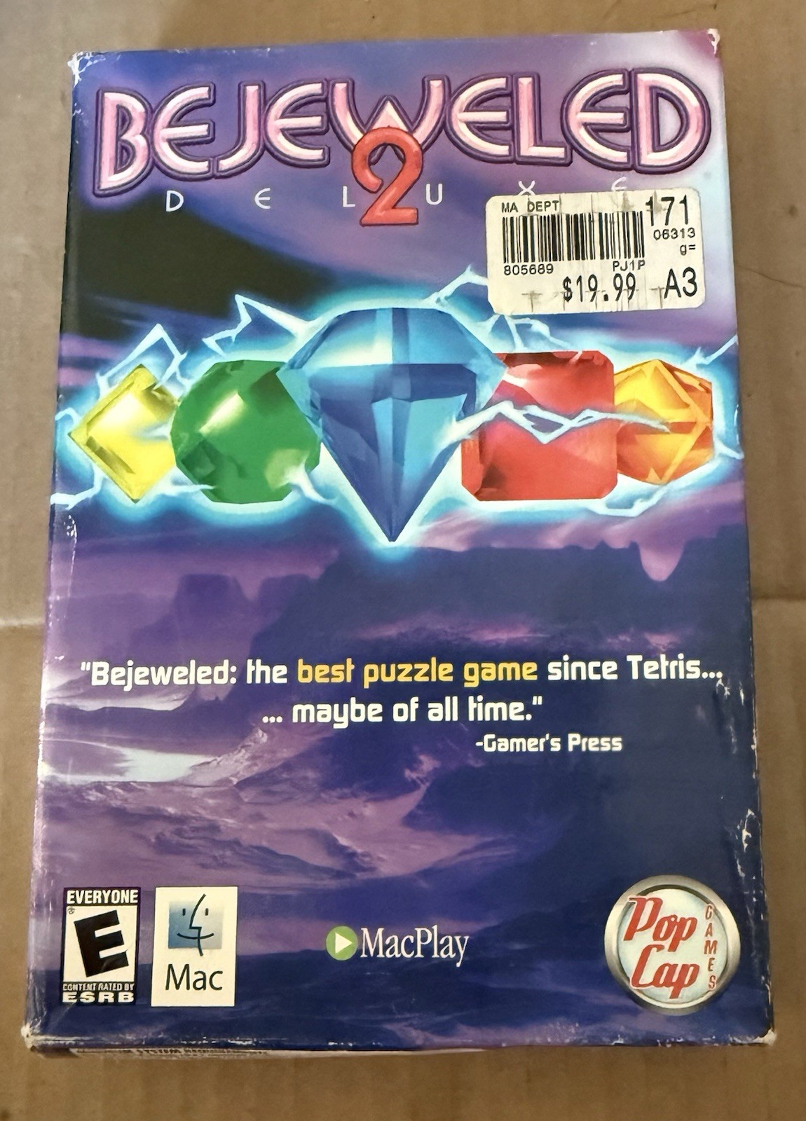 Bejeweled 2 Deluxe (PC, 2004) Factory Sealed *Open Box*