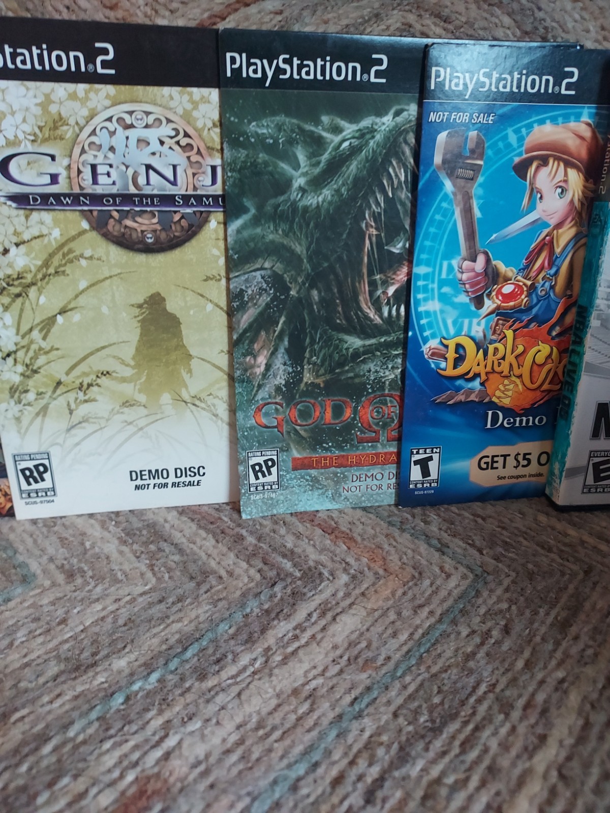 ps2 Console with 10 Demo Games 2 Regular Games No Power Cords