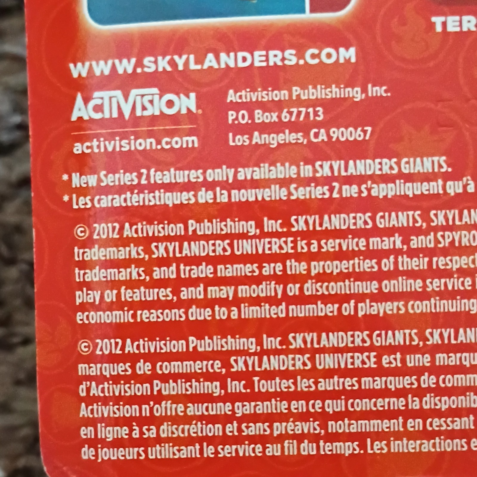 Activision Bash Series 2 Skylanders Giants Figure 2012 New Wow Pow Level 15