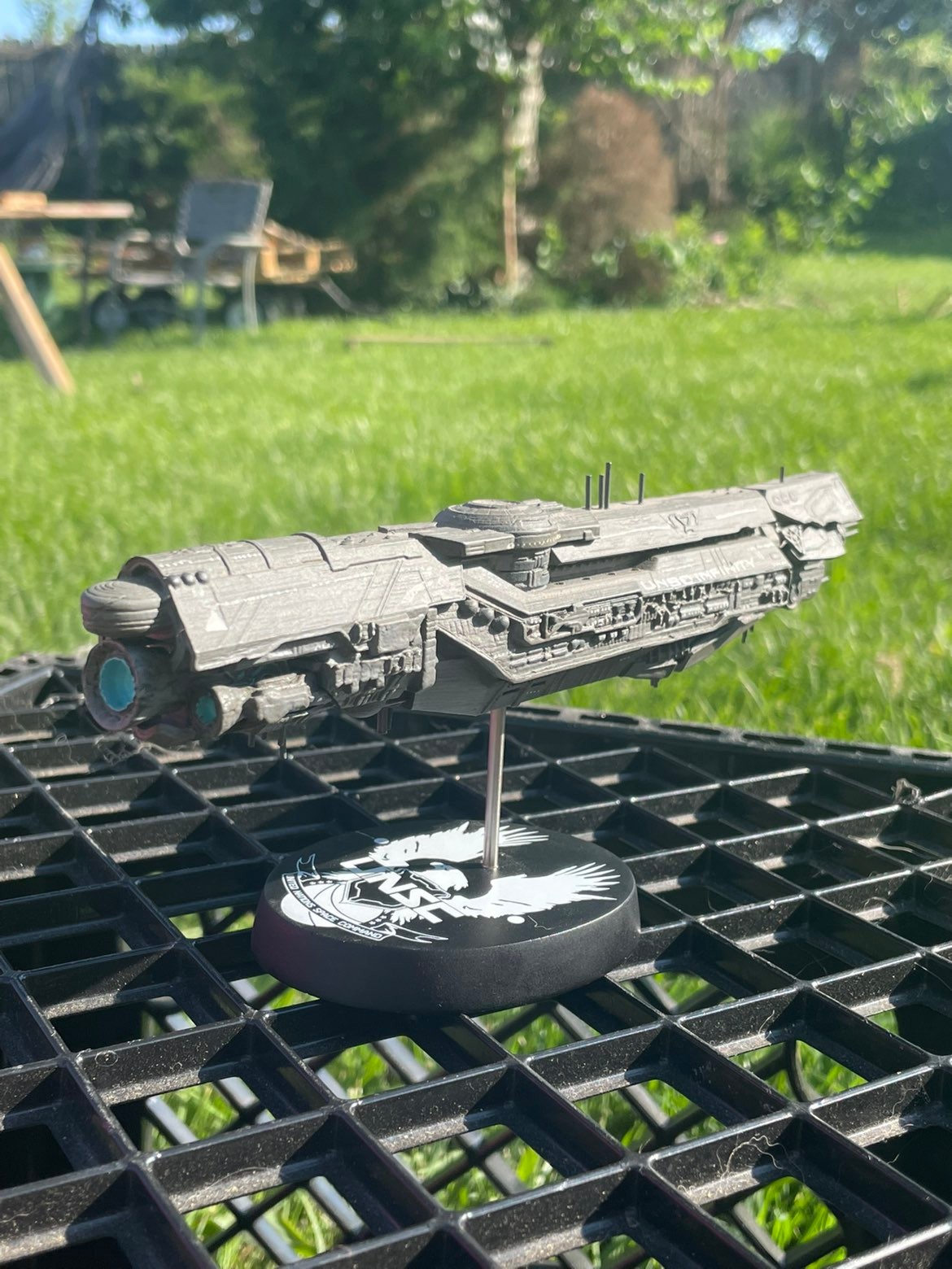 Dark Horse Deluxe Microsoft Halo UNSC Infinity 9″ Replica Ship Statue 2016