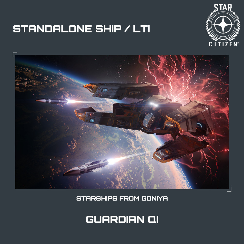 STAR CITIZEN – MIRAI GUARDIAN QI – LTI – CCU’d – (Lifetime Insurance)
