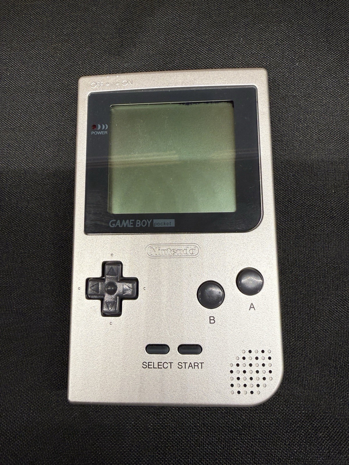 Nintendo Game Boy Pocket MGB-001 Silver Portable Handheld Console