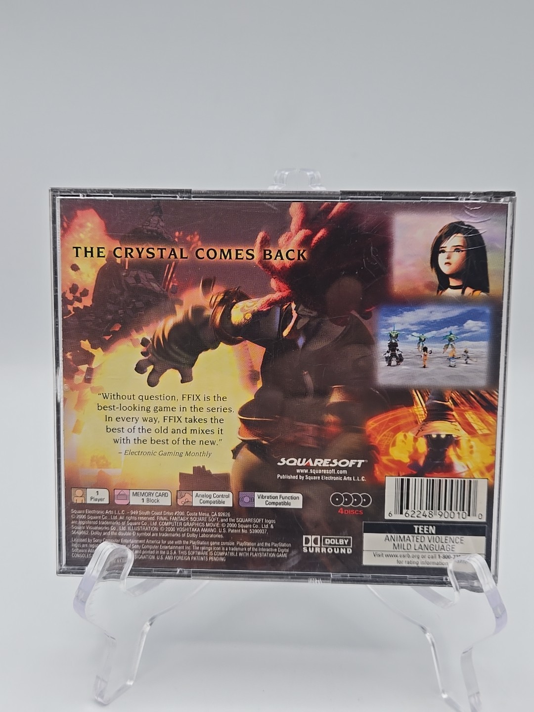 Final Fantasy IX 9 – Sony PlayStation 2000 Black Label Complete Great Condition