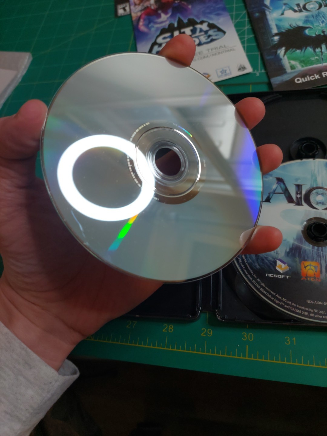 Aion PC- DVD Rom Game Metal Case Version Steel Book Edition (2009) Complete