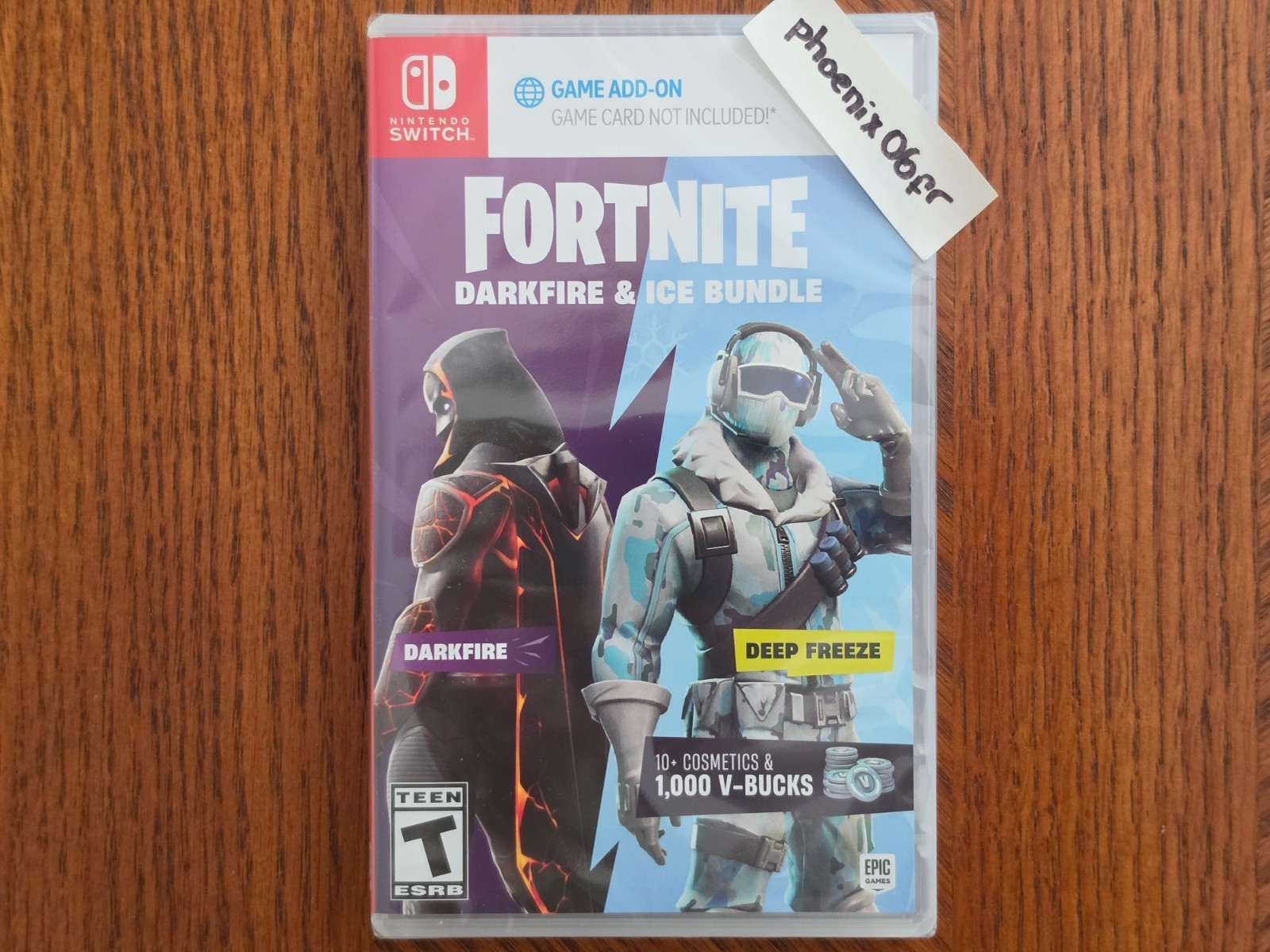 Brand New! Fortnite Darkfire & Ice Bundle NO GAME CARD (Nintendo Switch) Sealed!