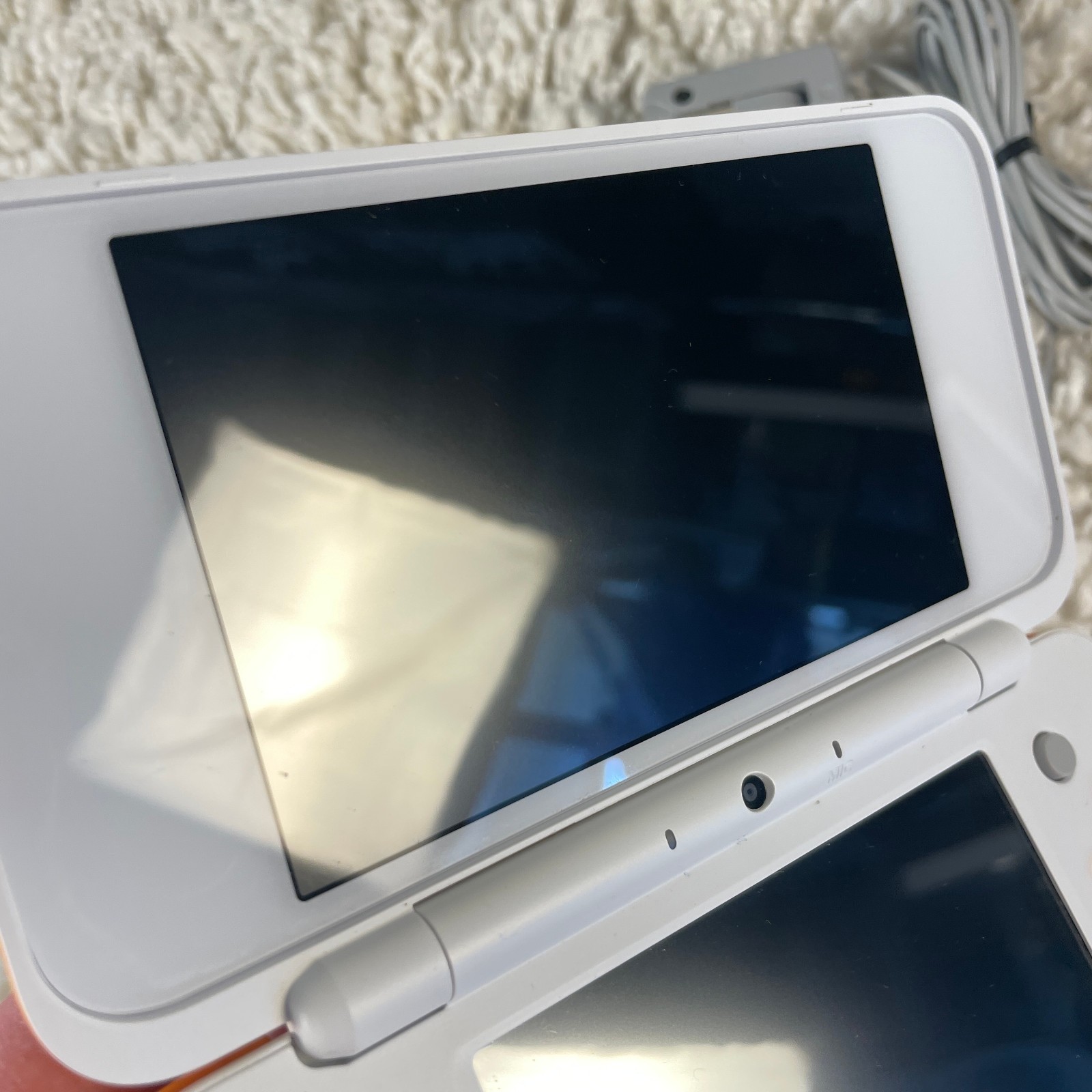 Nintendo 2DS XL Orange And White Handheld Console System JAN-001 Tested