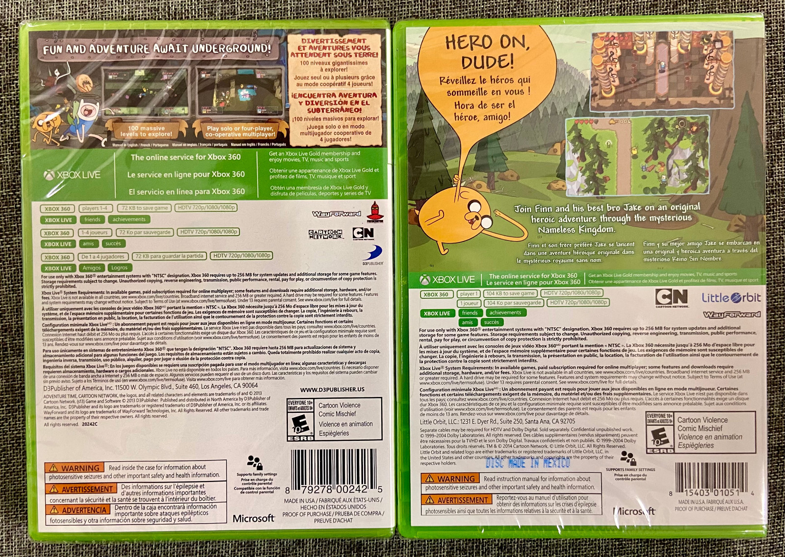 Adventure Time Explore the Dungeon Because I Don’t Know (2013) Xbox360 BRAND NEW