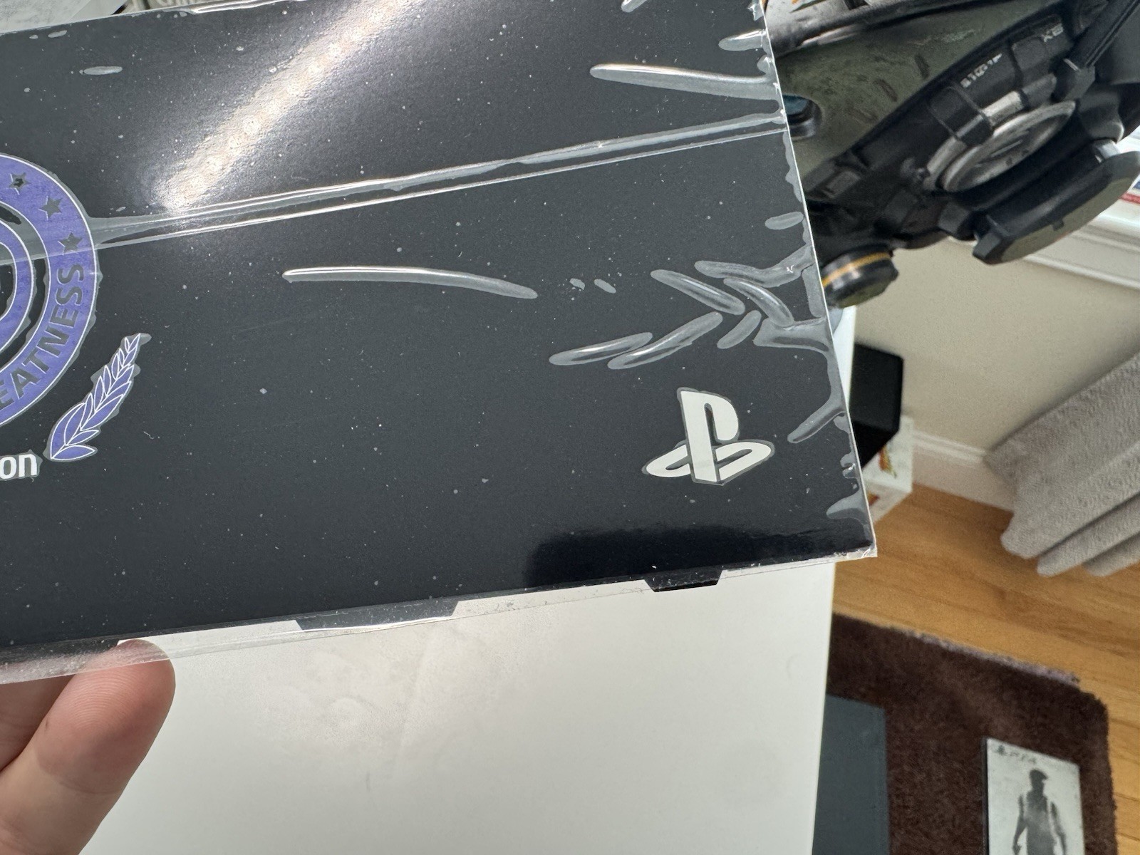 PlayStation 4 Face Plate Cover Eidos 20th Anniversary Cover Rare Developer Only