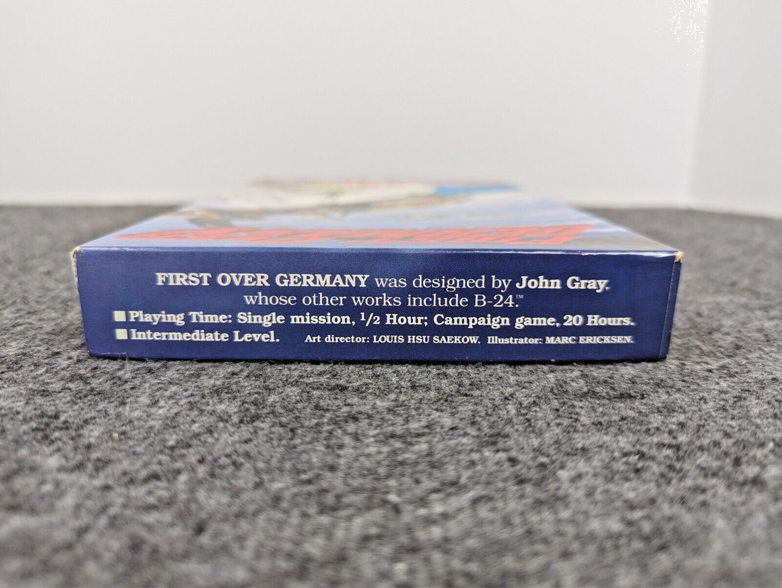 First Over Germany IBM PC 5 1/4 Disk 306th Bomb Group Simulator PC Game 1988 EUC