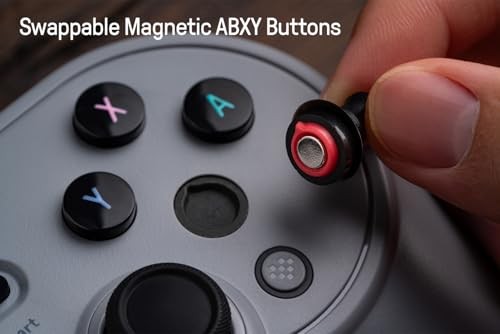 8BITDO PRO 3 BLUETOOTH CONTROLLER SWAPPABLE ABXY BUTTONS TMR JOYSTICKS – PURPLE