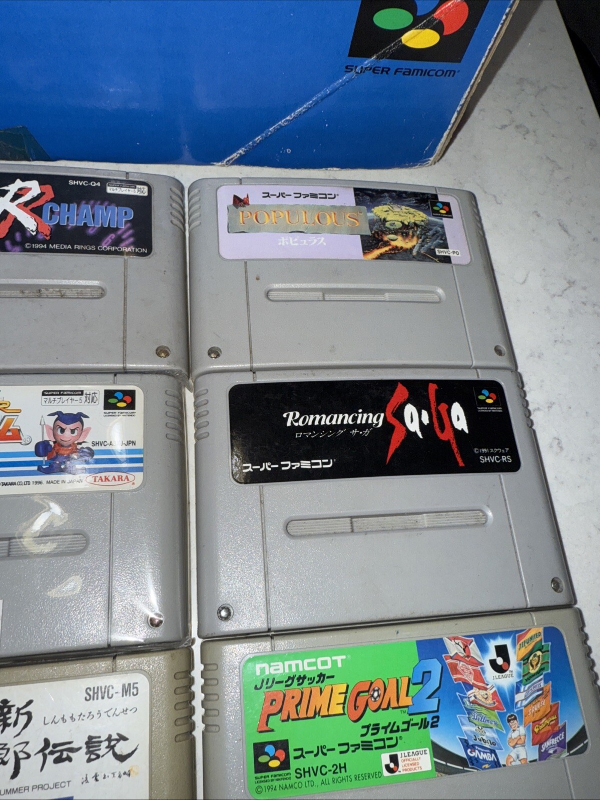 Nintendo SFC Super Famicom Console boxed System bundle Mint Includes 12 Games