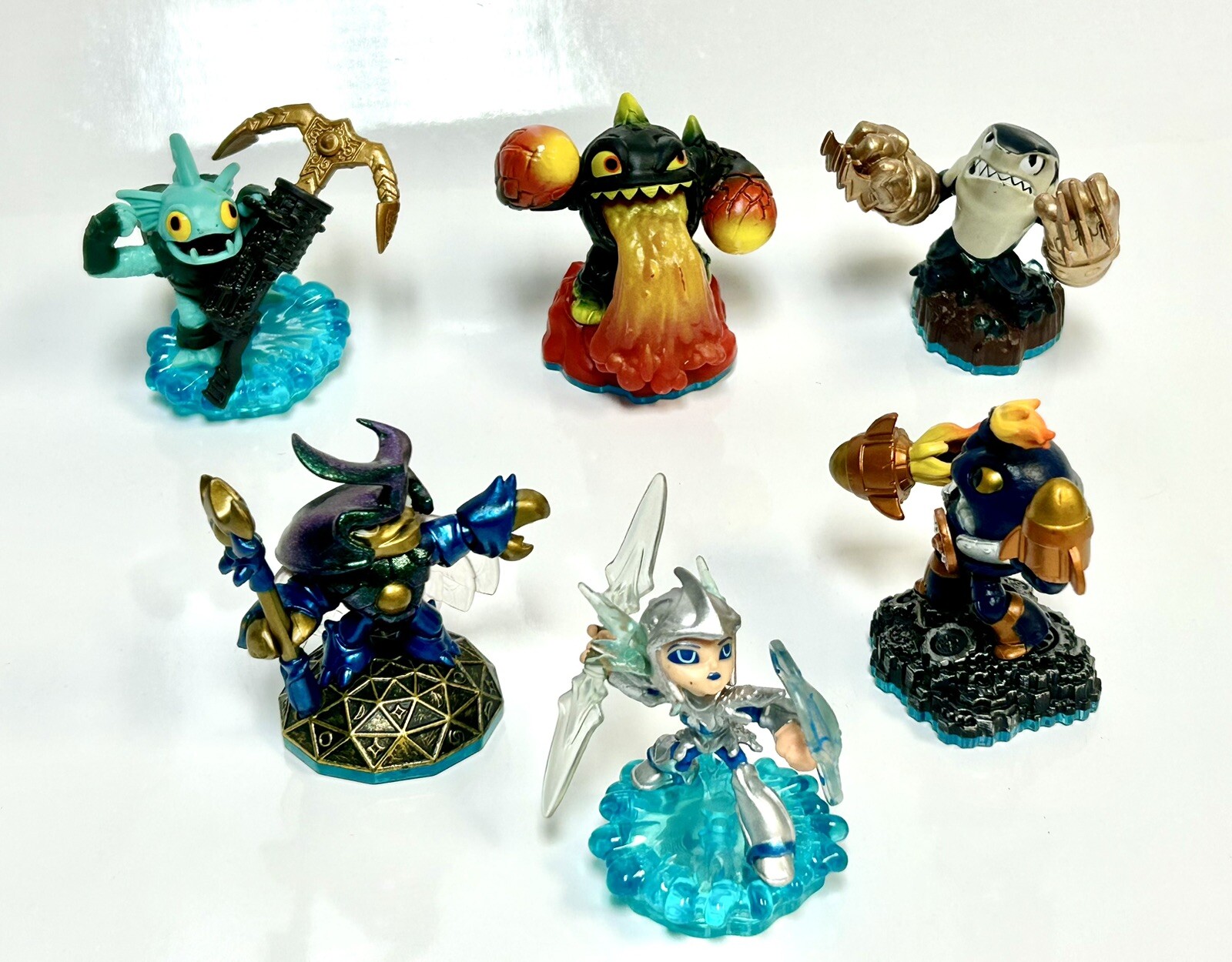 Skylanders Swap Force Lot of 6 Knockout, Blizzard, Dune Bug, Countdown, Volcanic
