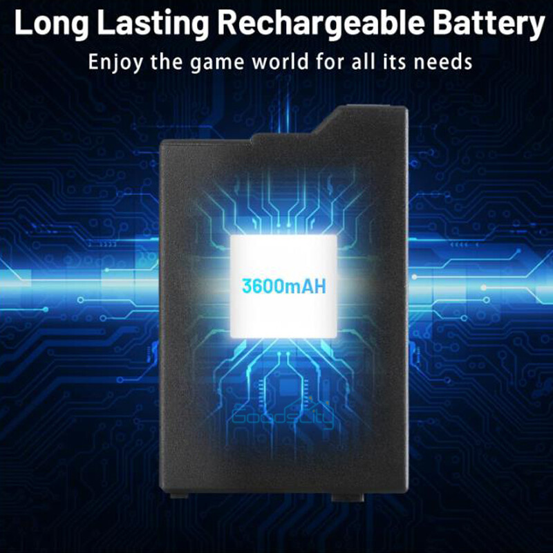 Lot Rechargeable Battery + Charger For PSP 2001 3001 3600mAh 3.6V PSP 2000/3000