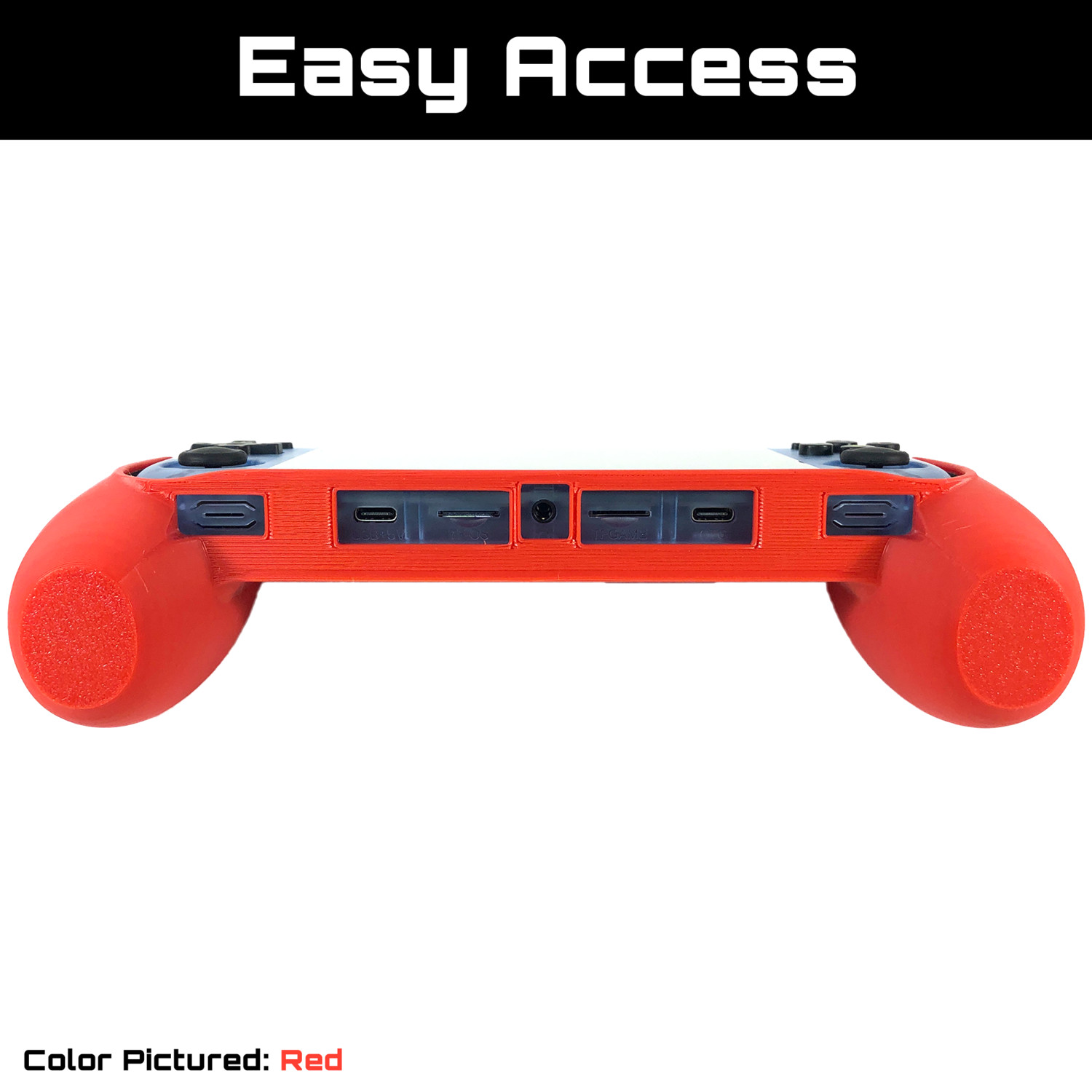 Powkiddy RGB10MAX3 Comfort Grip Case 2-in-1 Screen Protector – 3D Printed