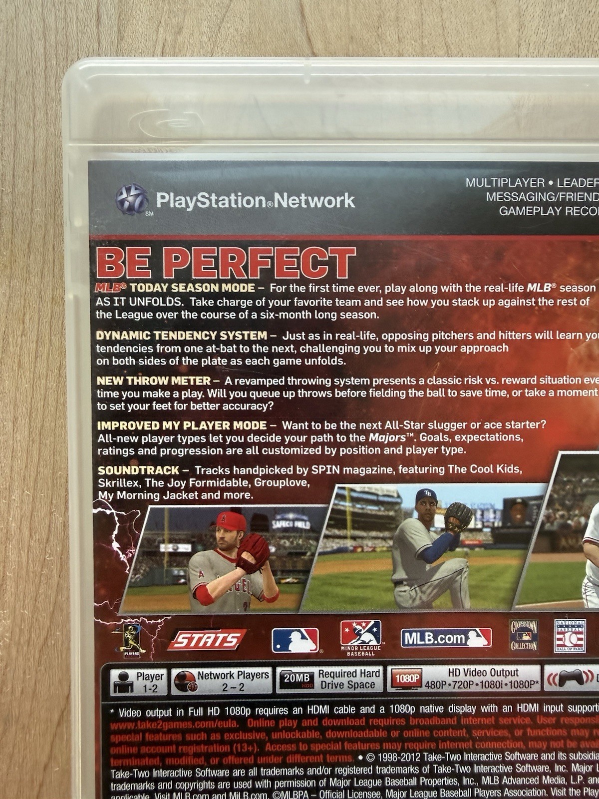 Major League Baseball 2K12 (Sony PlayStation 3, 2012) Video Game, CIB