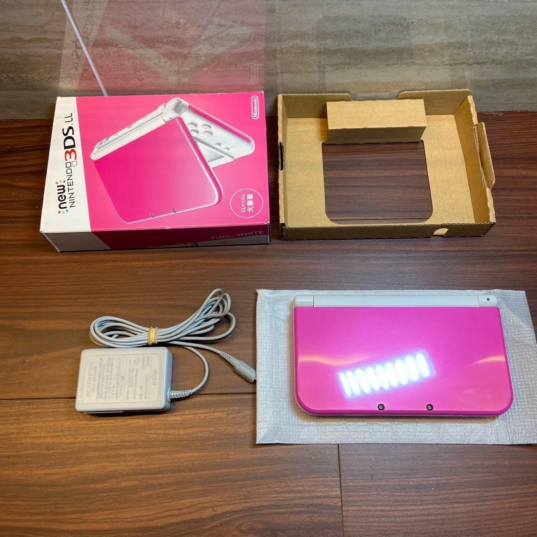 New 3DSLL body pink x white 4689 From Japan