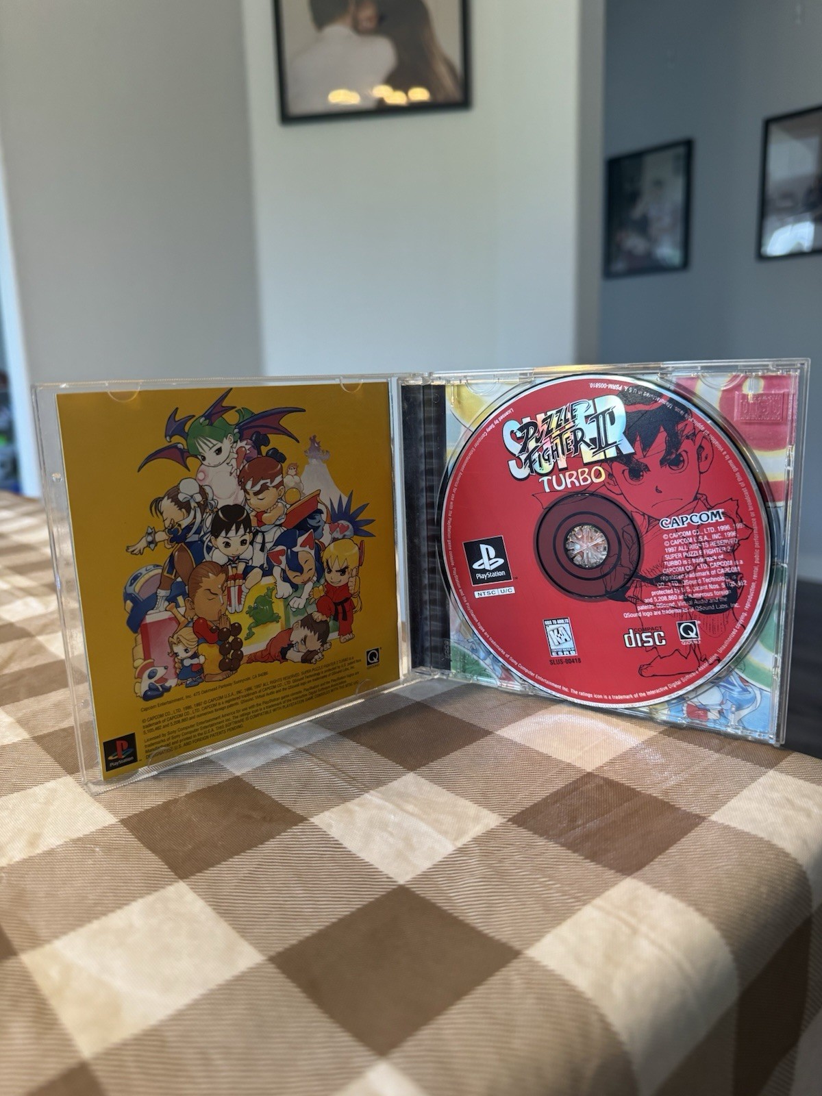 Super Puzzle Fighter II Turbo (Sony PlayStation 1, 1997) UNTESTED.