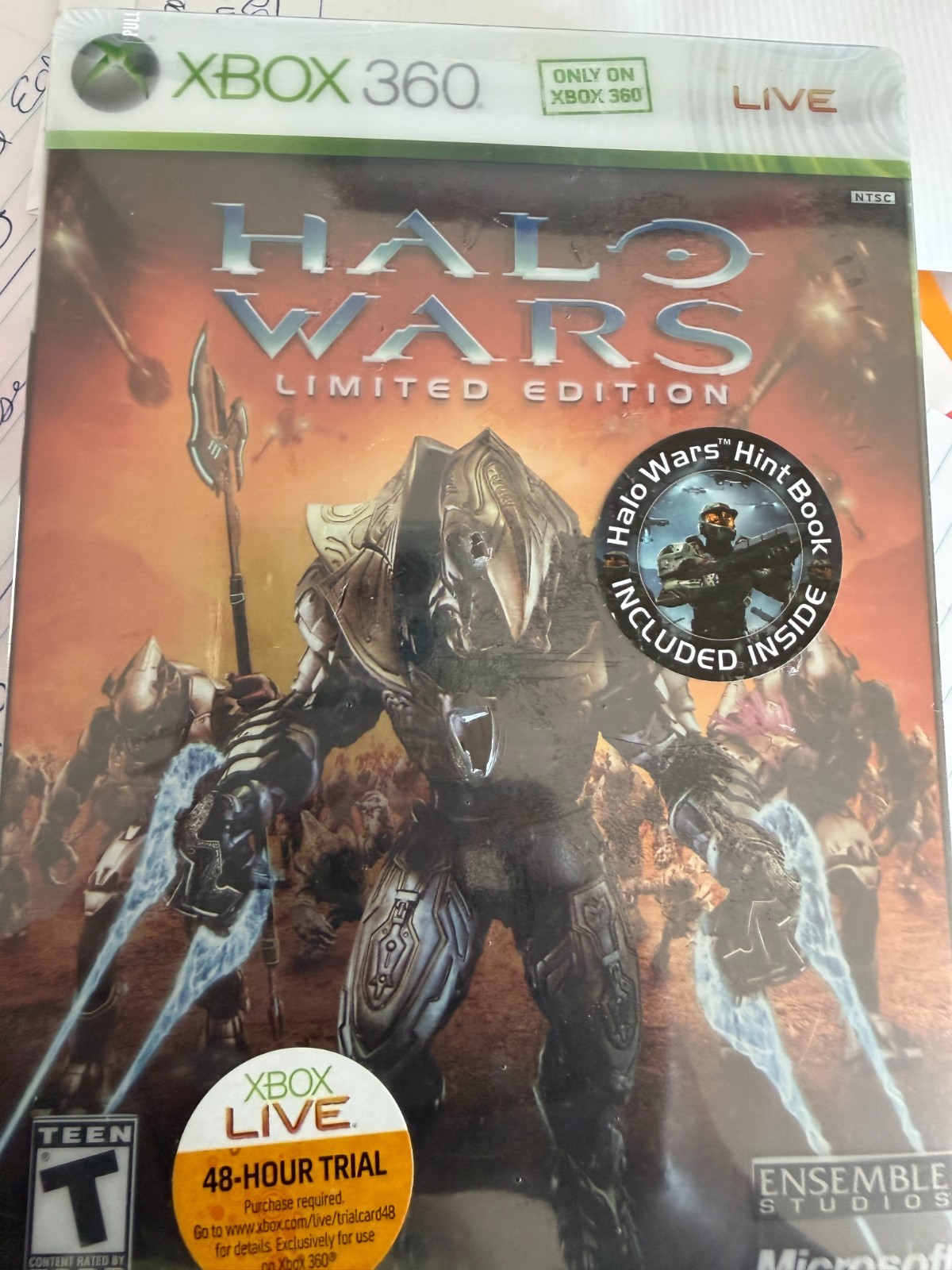 Halo Wars — Limited Edition (Microsoft Xbox 360, 2009) FACTORY SEALED