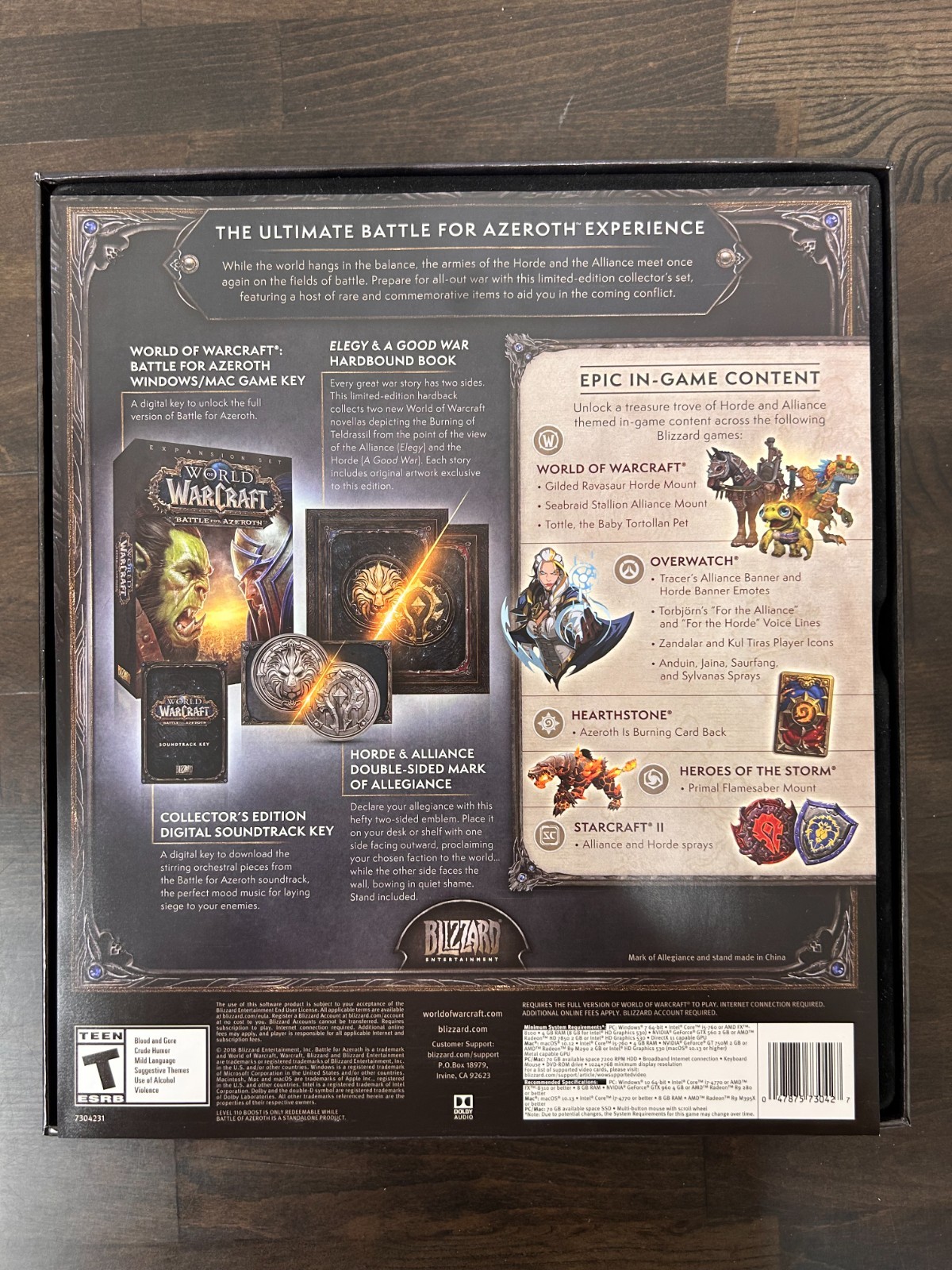 Blizzard – World of Warcraft Warlords of Draenor Collector’s Edition – EX/EX!