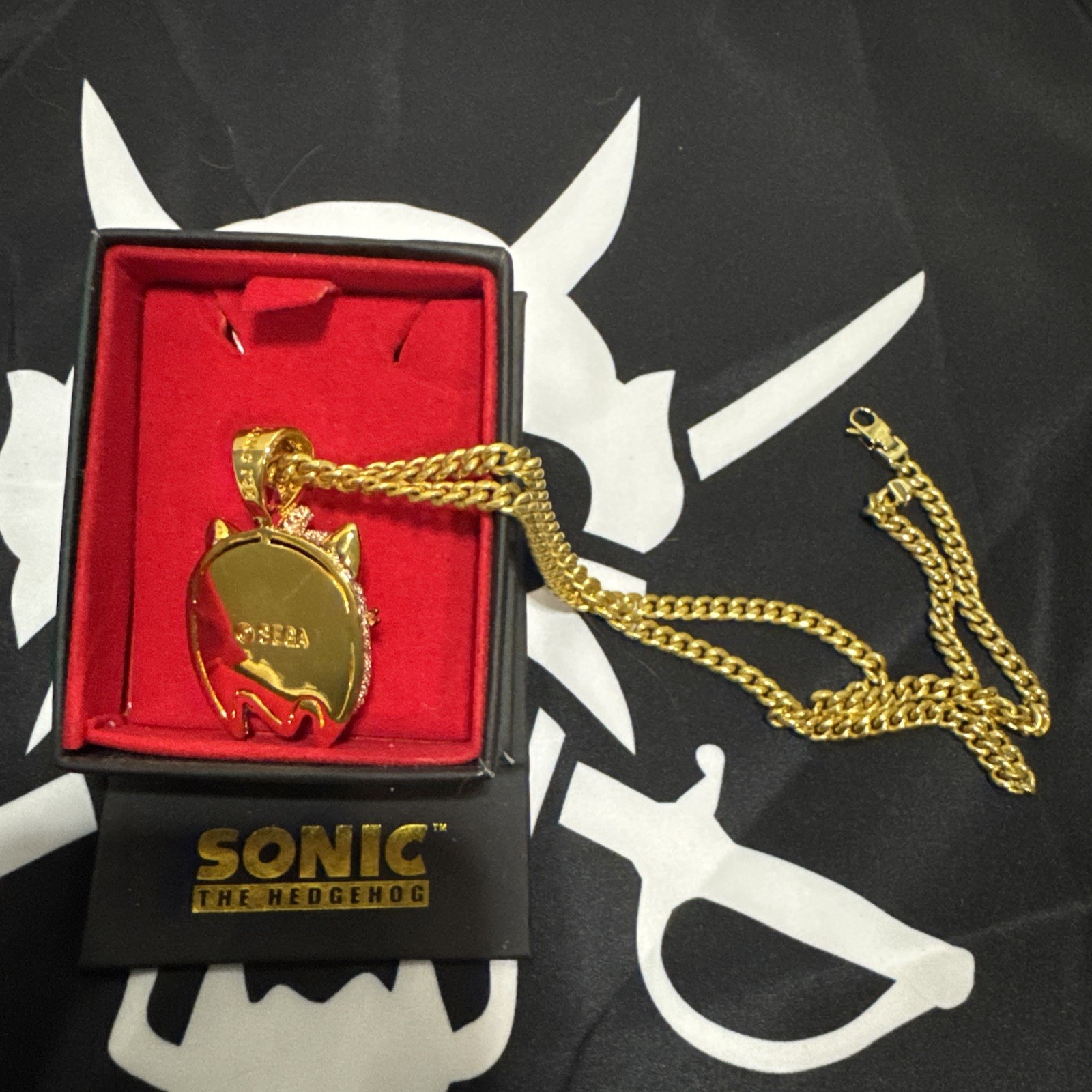 Sonic The Hedgehog King Ice Chain Necklaces Tails, Knuckles, Amy, And Blaze