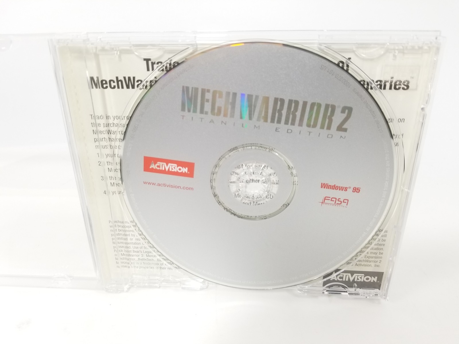 MechWarrior 2 Titanium Edition – With Manual – Windows – Activision 1998