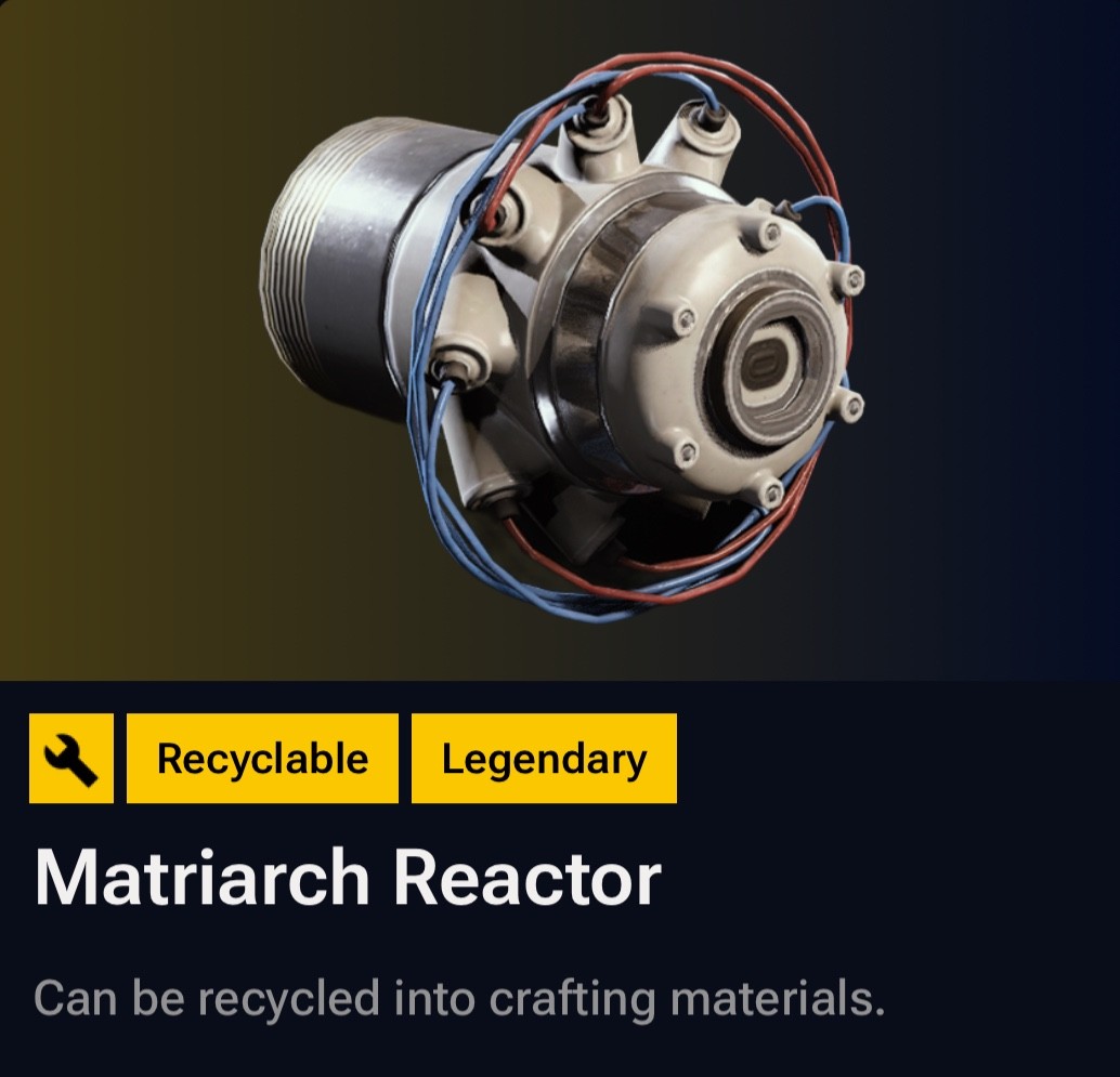 Matriarch Reactor Arc Raiders | Queen Reactor Arc Raiders | Fast Delivery!! 👑