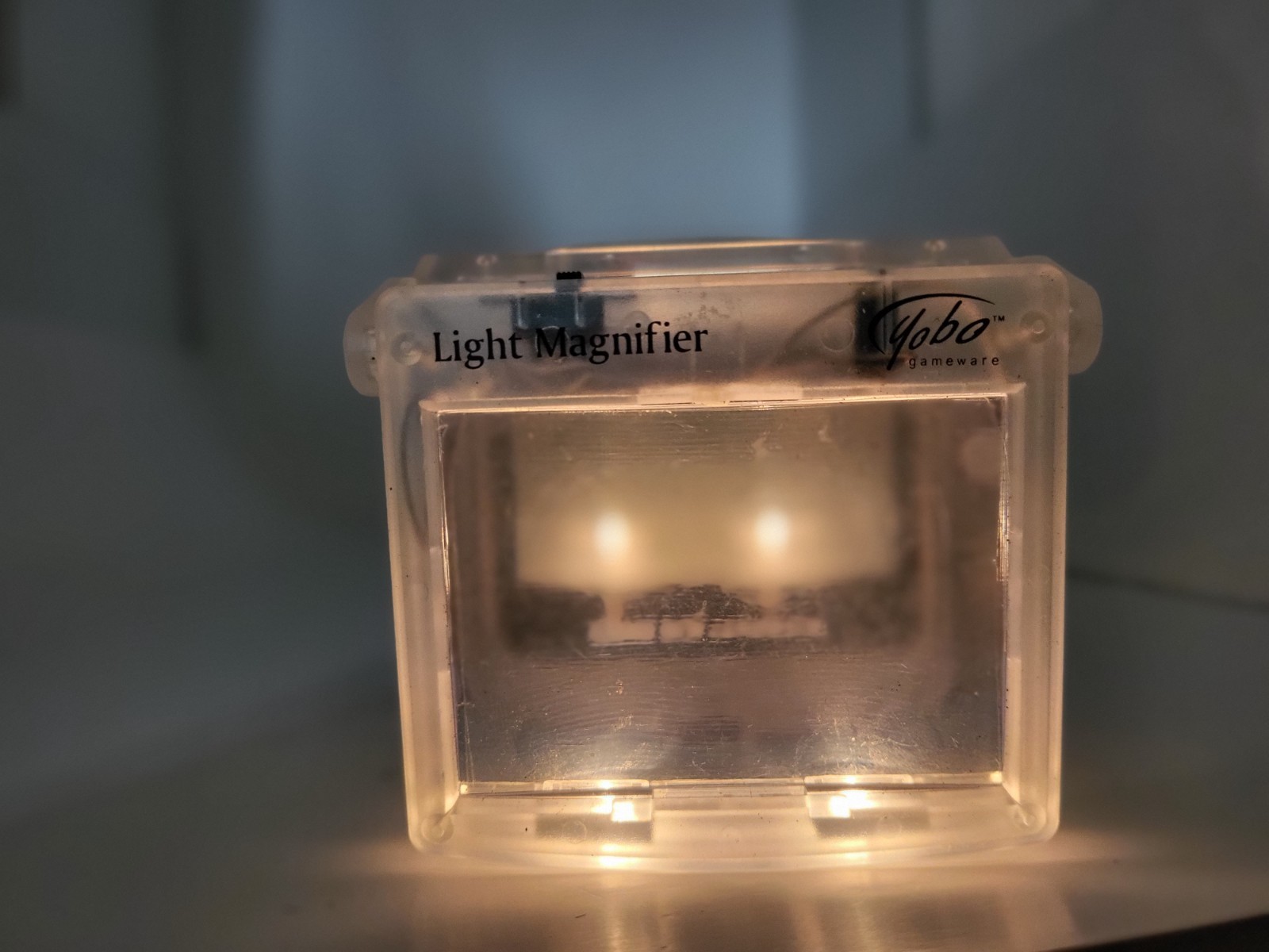 NEW Clear Purple LIGHT & MAGNIFIER for the Nintendo GameBoy Advance Console