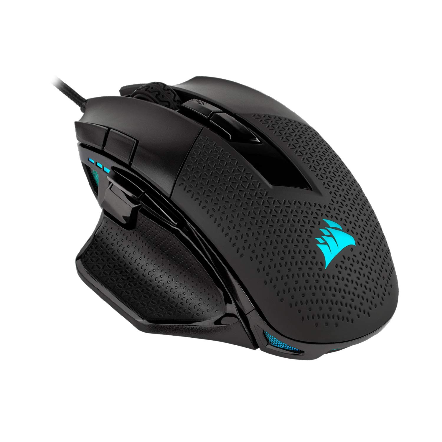 Corsair Nightsword Rgb Gaming Mouse For Fps Moba – 18000 Dpi – 10 Programmable