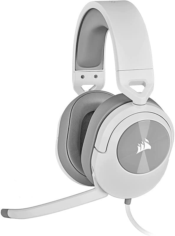 Corsair HS55 Surround Wired Gaming Headset — White