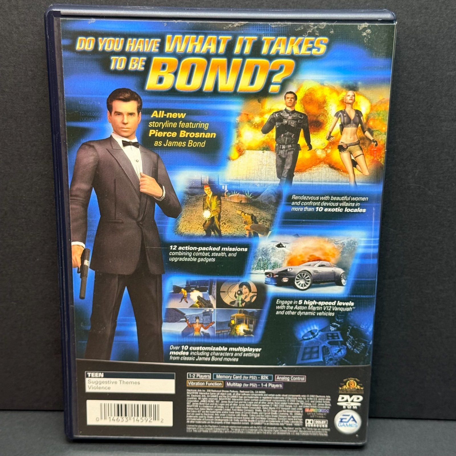 007 Bond Lot (Playstation 2 PS2) Agent Under Fire, Nightfire, Quantum of Solace