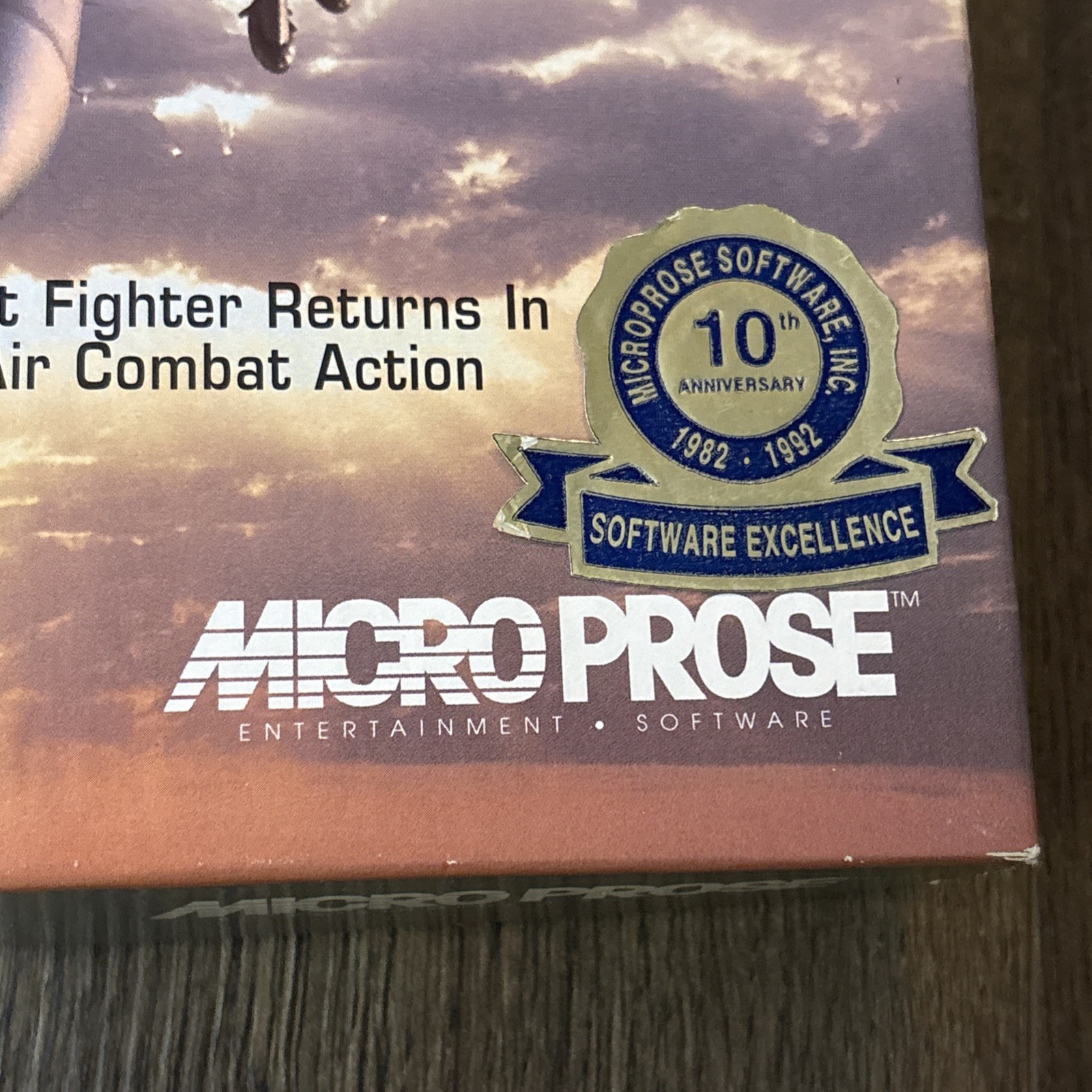 F-15 Strike Eagle III Air Combat 3.5” HD IBM PC Tandy 1992 Big Box Disc LE