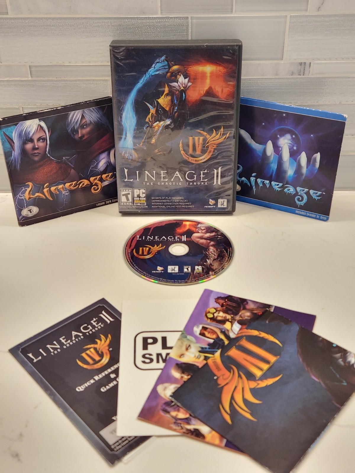 Lineage 2 The Chaotic Throne 4th Anniversary Edition Game + Oren + Dark Conquest