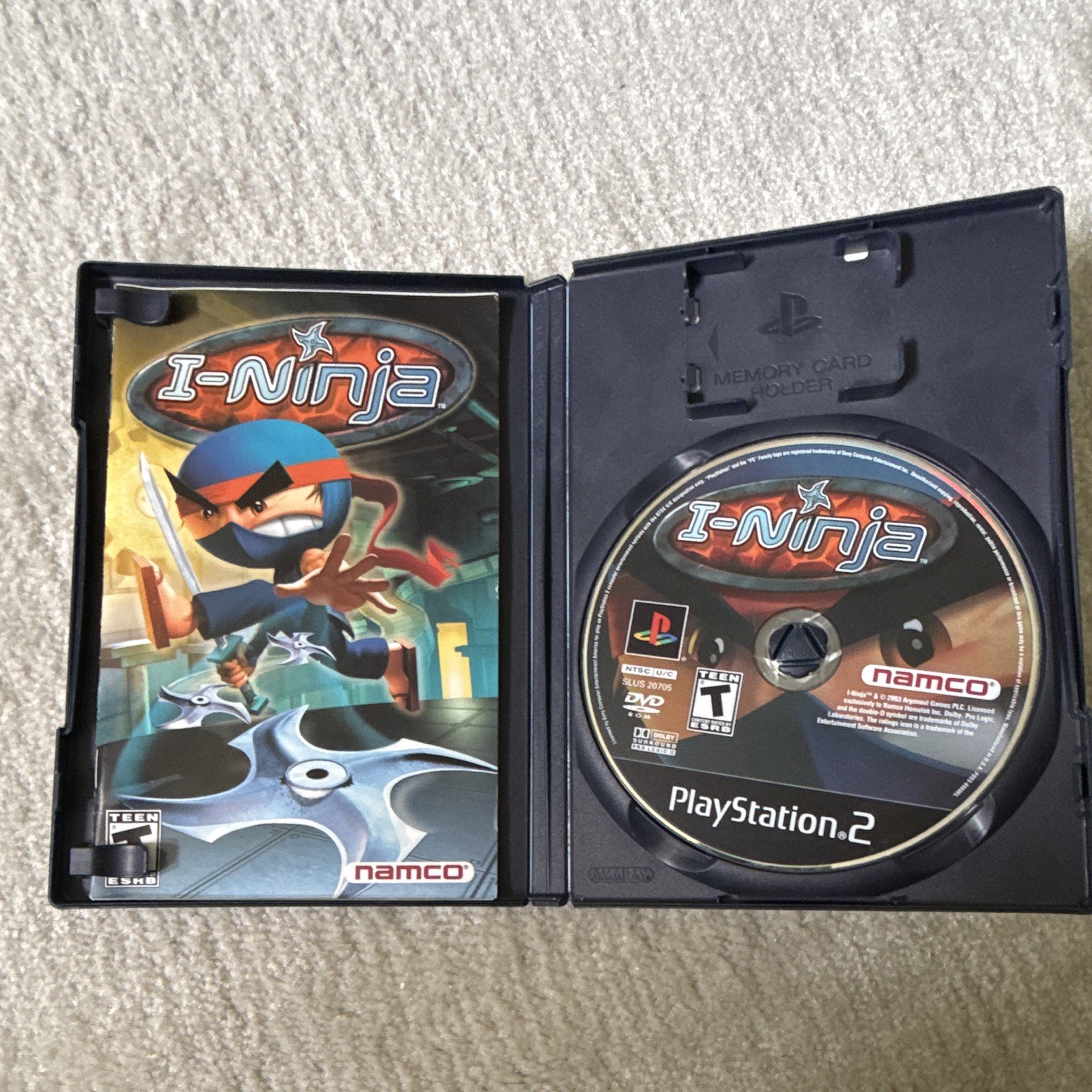 Namco I-Ninja PS2 NTSC-U/C 2003 T (Manual Included)
