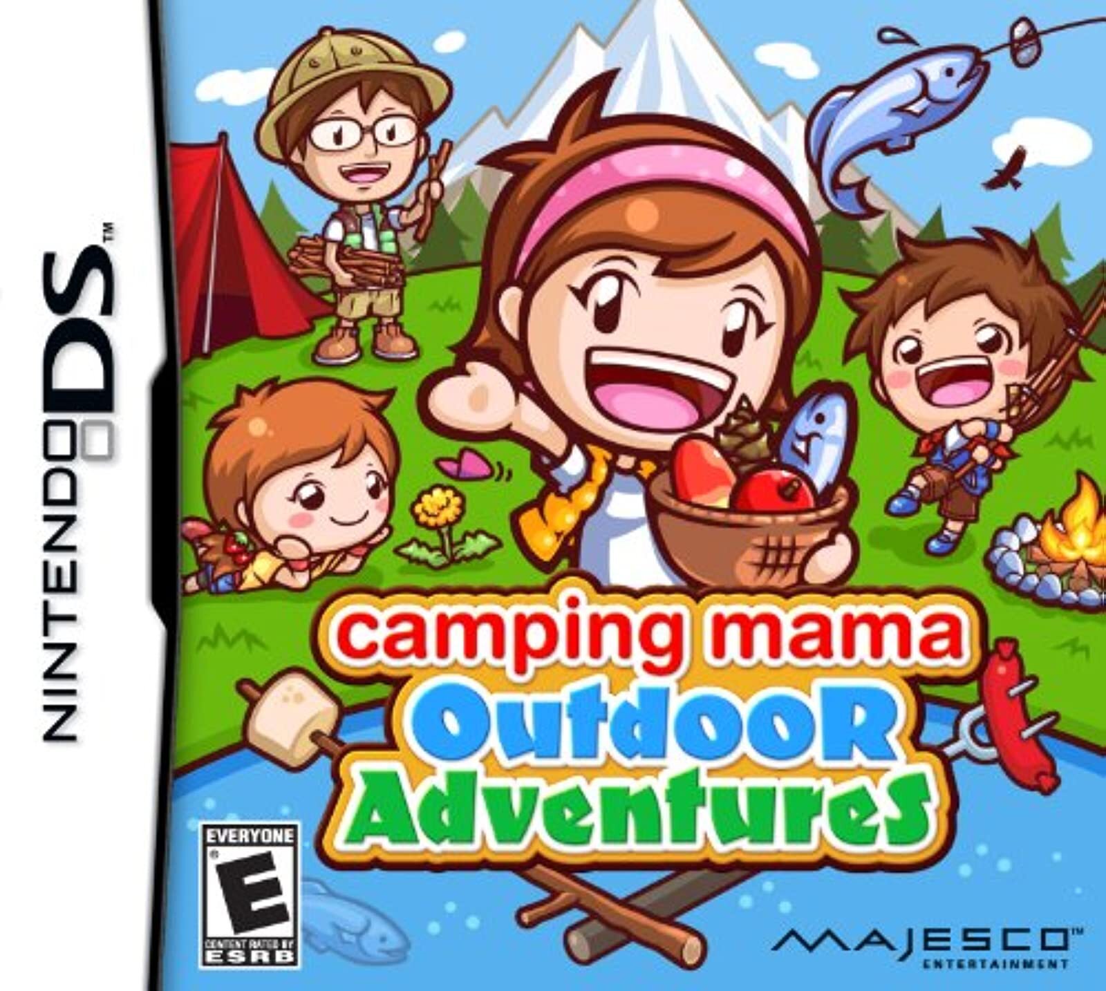 Camping Mama Outdoor Adventures For Nintendo DS DSi 3DS 2DS Game Only 4E