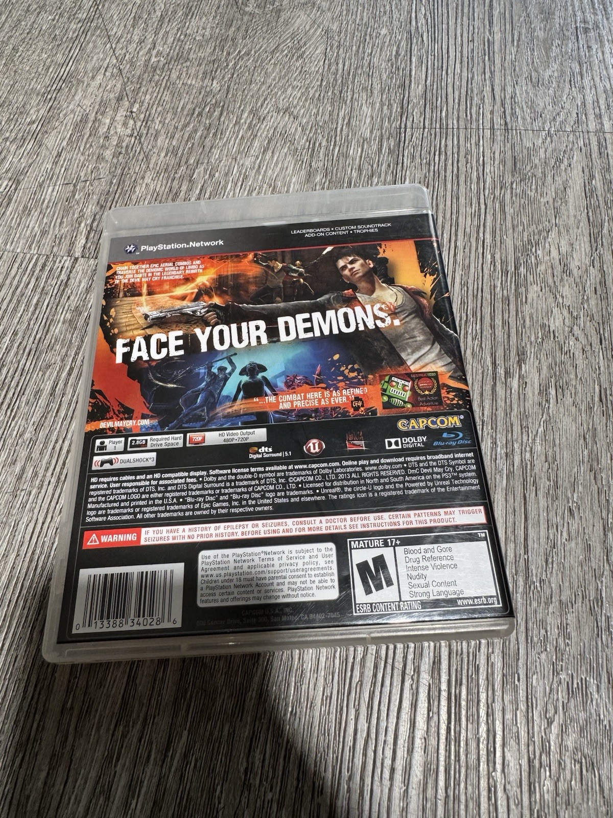 Devil May Cry: DMC PS3 (Sony PlayStation 3) CIB Complete Tested Working