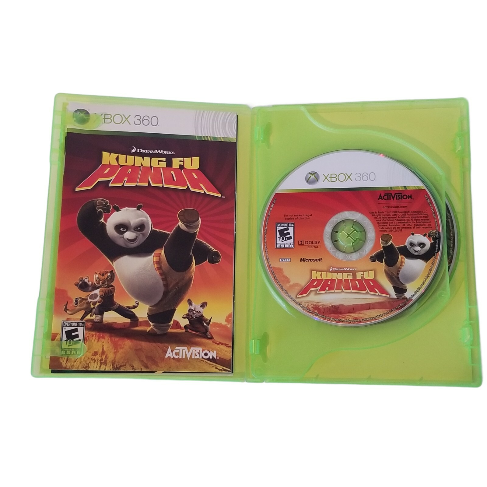Lego Indiana Jones The Original Adventures and Kung Fu Panda Microsoft Xbox 360