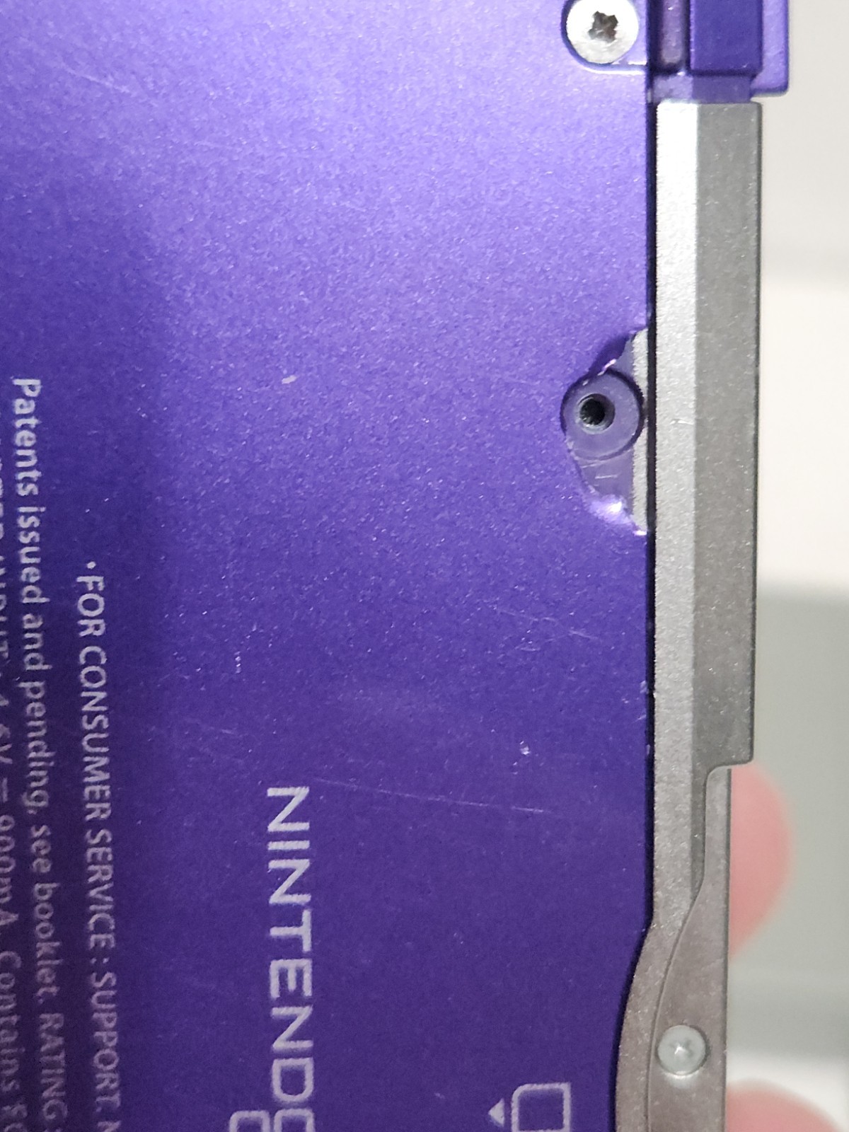 Nintendo 3DS Midnight Purple System CTR-001 Tested Working w/ Charger No Stylus