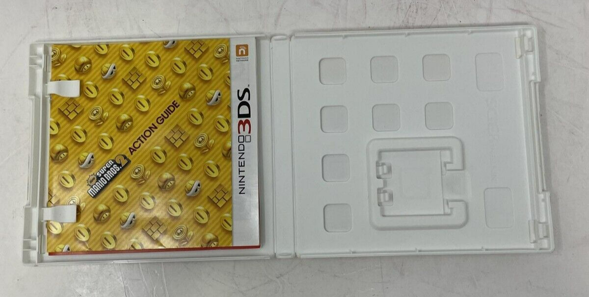 Case and Manual Only NO GAME New Super Mario Bros 2 Nintendo 3DS Authentic