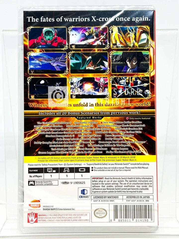Super Robot Wars T + V + X + Y- Nintendo Switch – Brand New | Factory Sealed