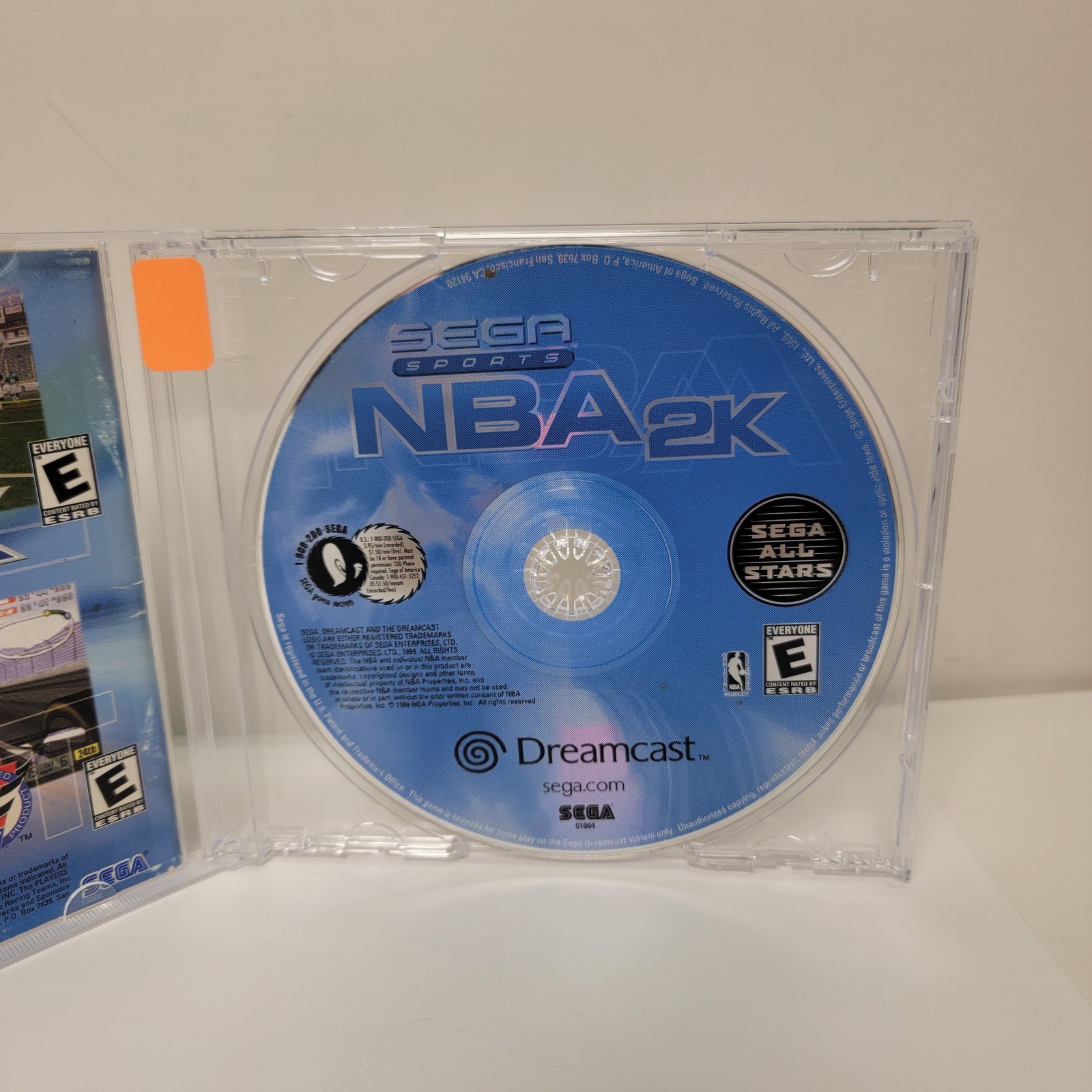 NBA 2K Sega Dreamcast 1999 Video Game Tested Complete With Manual New Jewel Case