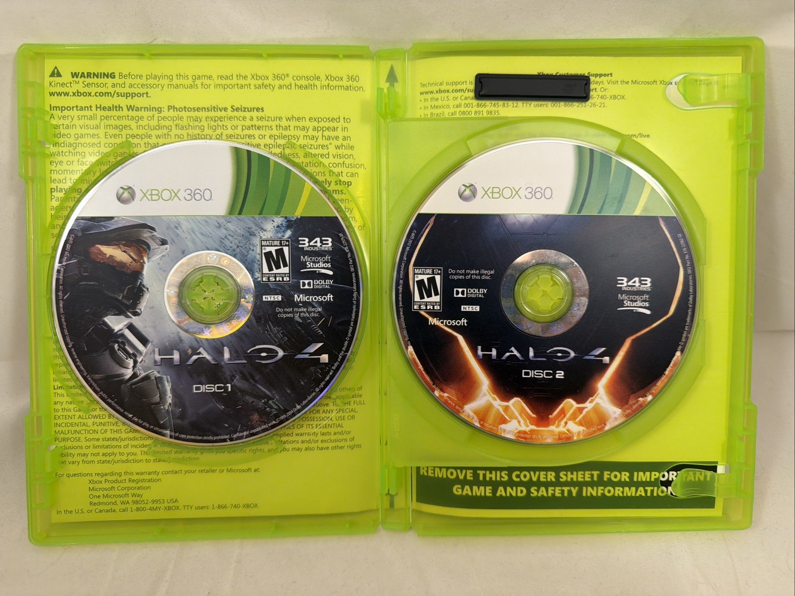 Halo 4 (Microsoft Xbox 360, 2012) FAST SHIPPING