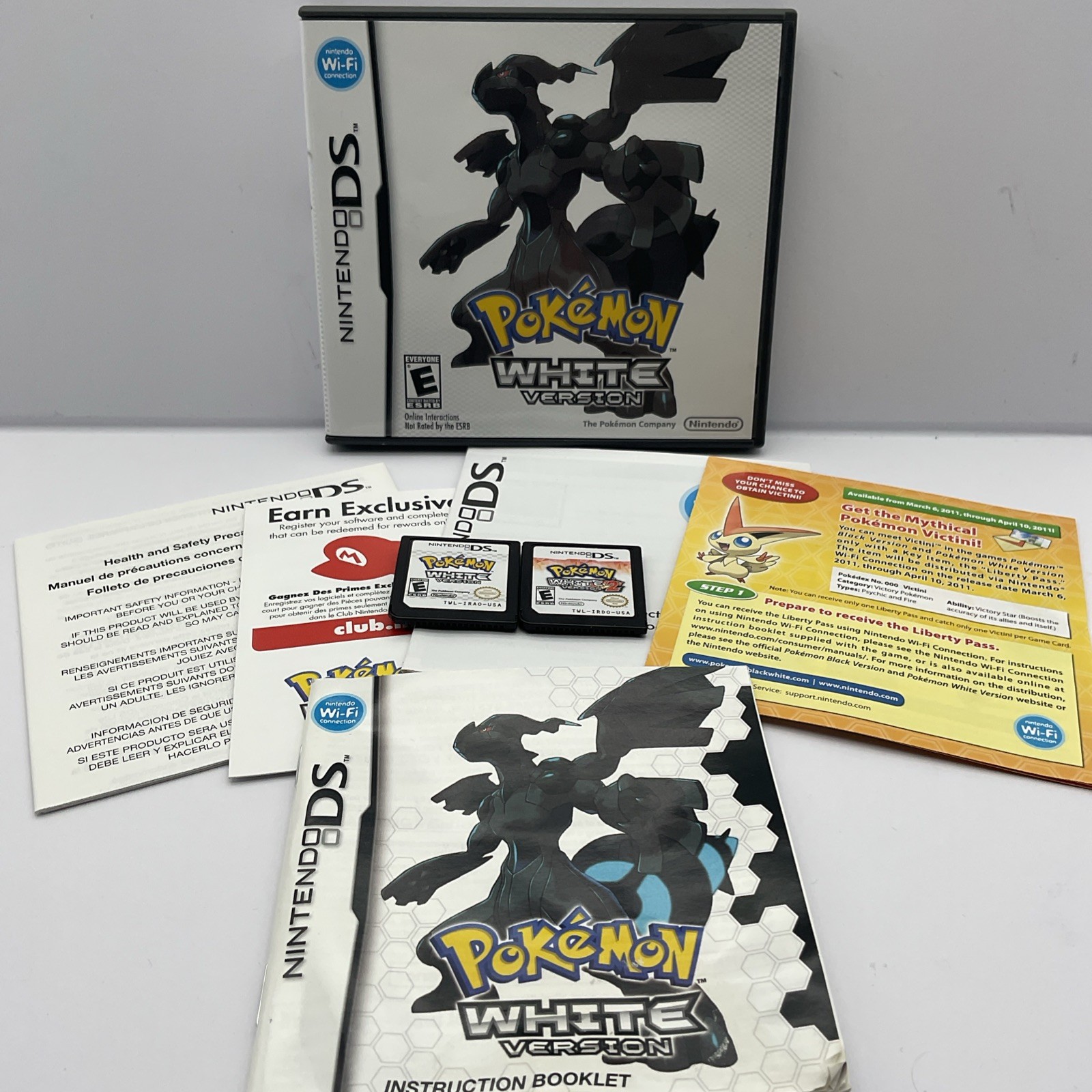 Pokémon Black, White 1 & 2, Diamond (Nintendo DS) Authentic|Tested & Working