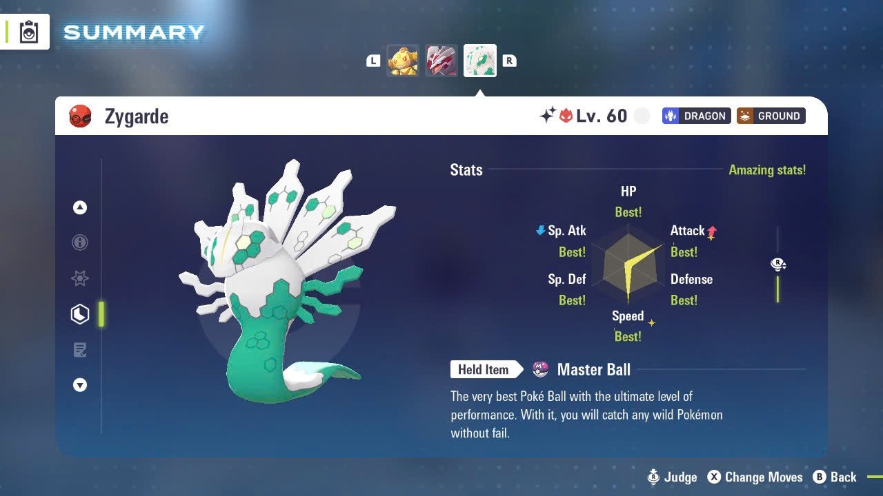 ✨SHINY ALPHA ZYGARDE 50% EVENT✨MAX 6IV EV⭐POKEMON LEGENDS ZA